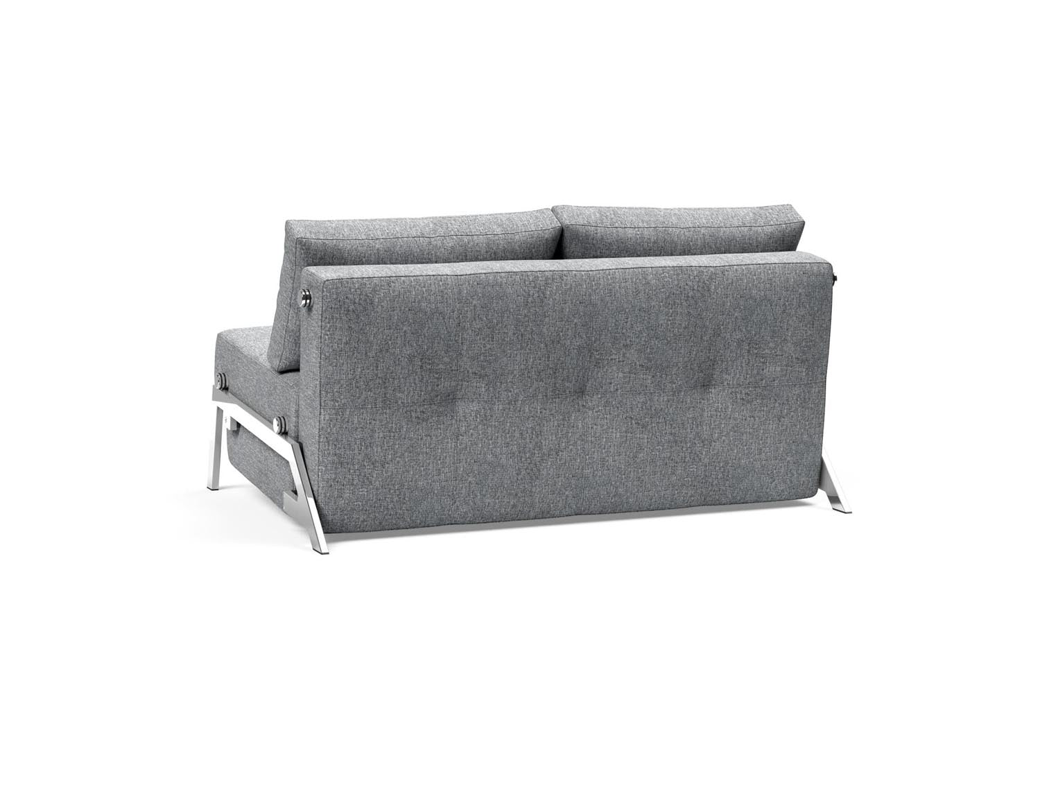 Cubed Klappsofa 140: Kompaktes Design trifft Funktionalität. Verwandelt sich schnell in ein Bett und bietet Stauraum für Bettzeug.