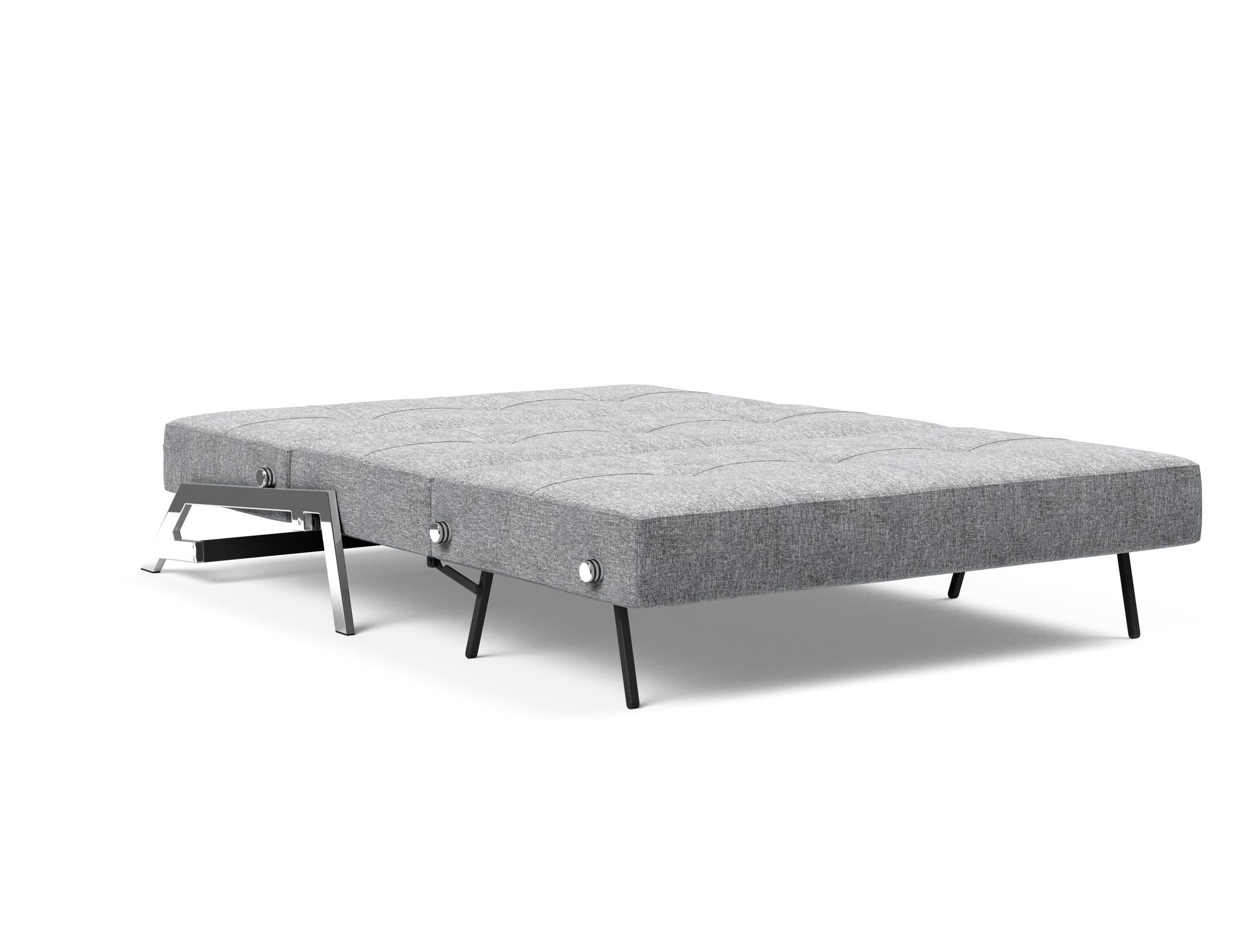 Cubed Klappsofa 140: Stilvolles Sofa mit cleverem Klappmechanismus. Ideal für kleine Räume, bietet Komfort und praktischen Stauraum.