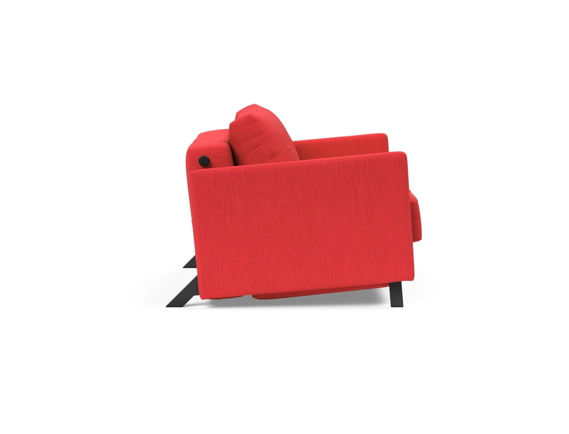 Cubed Sessel 90 mit Armlehnen in 511 Elegance Red präsentiert im Onlineshop von KAQTU Design AG. Sessel ist von Innovation Living