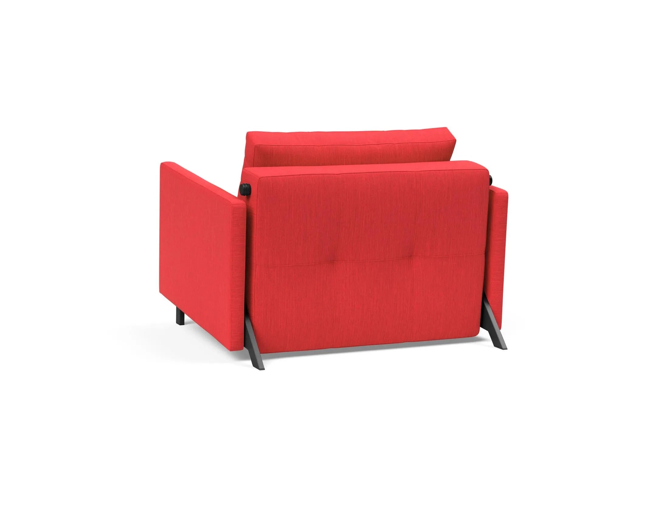 Cubed Sessel 90 mit Armlehnen in 511 Elegance Red präsentiert im Onlineshop von KAQTU Design AG. Sessel ist von Innovation Living