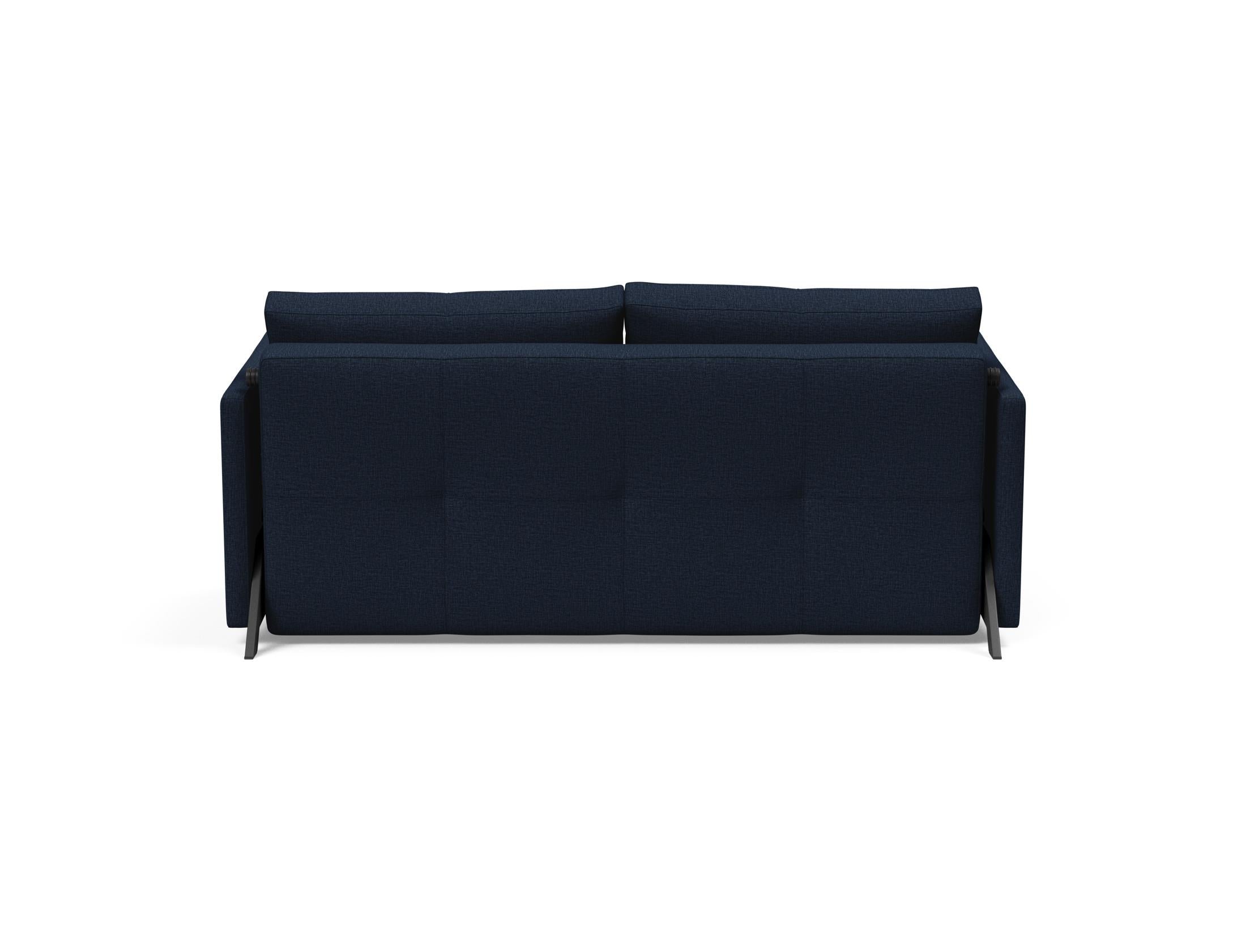 Cubed Klappsofa 160 mit Armlehnen in 511 Elegance Red präsentiert im Onlineshop von KAQTU Design AG. Bettsofa ist von Innovation Living