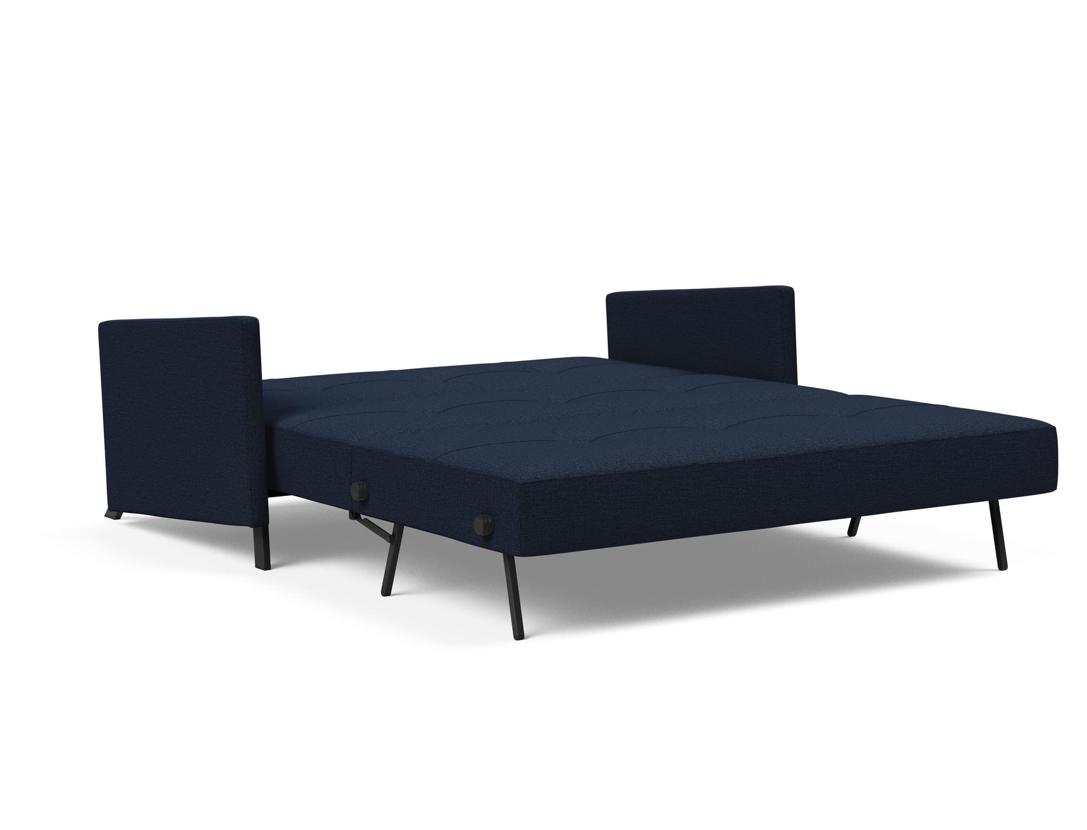 Cubed Klappsofa 160 mit Armlehnen in 511 Elegance Red präsentiert im Onlineshop von KAQTU Design AG. Bettsofa ist von Innovation Living