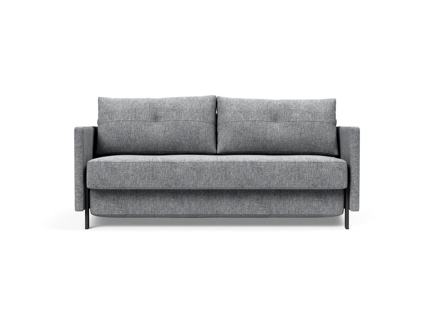 Cubed Klappsofa 160 mit Armlehnen in 511 Elegance Red präsentiert im Onlineshop von KAQTU Design AG. Bettsofa ist von Innovation Living