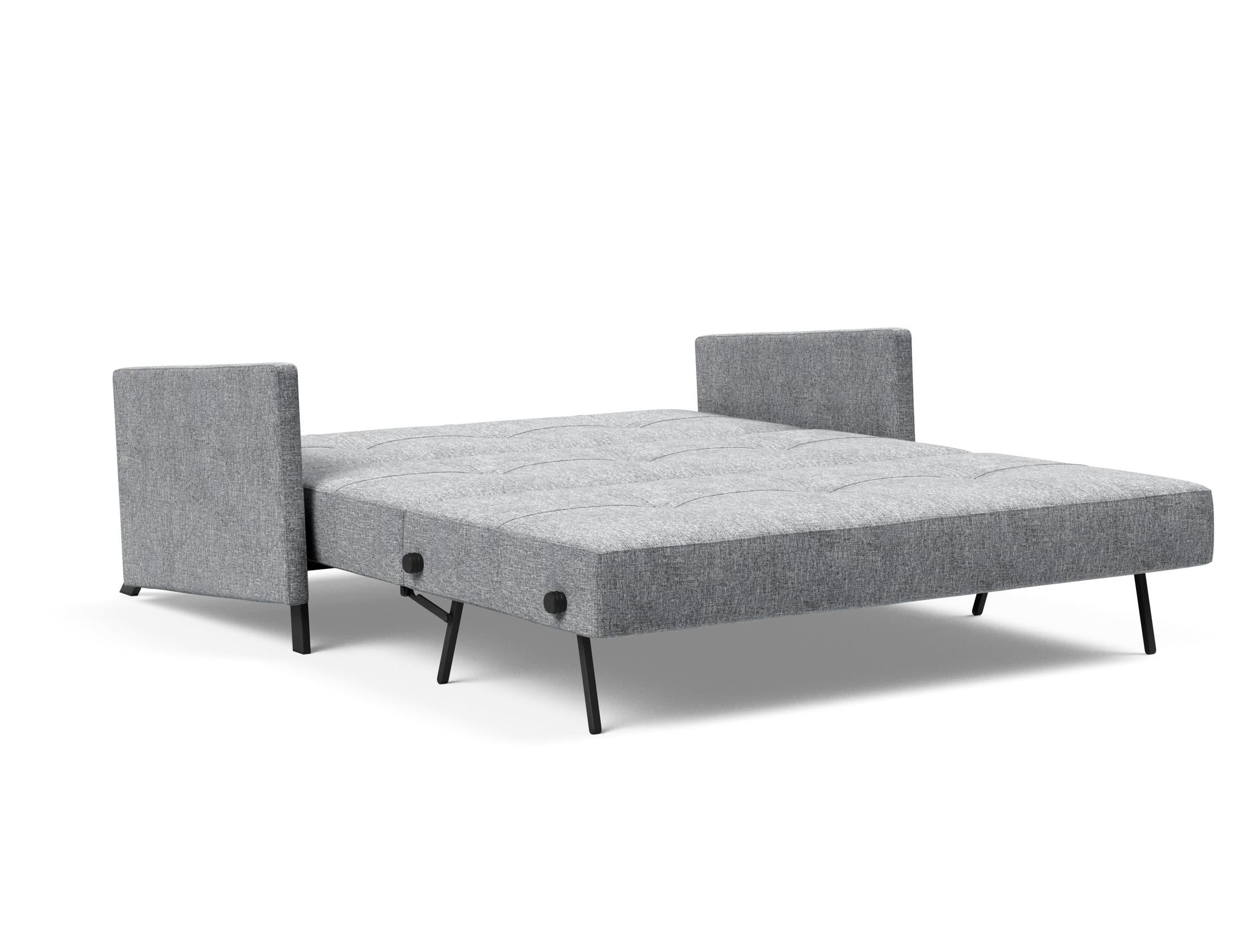 Cubed Klappsofa 160 mit Armlehnen in 511 Elegance Red präsentiert im Onlineshop von KAQTU Design AG. Bettsofa ist von Innovation Living
