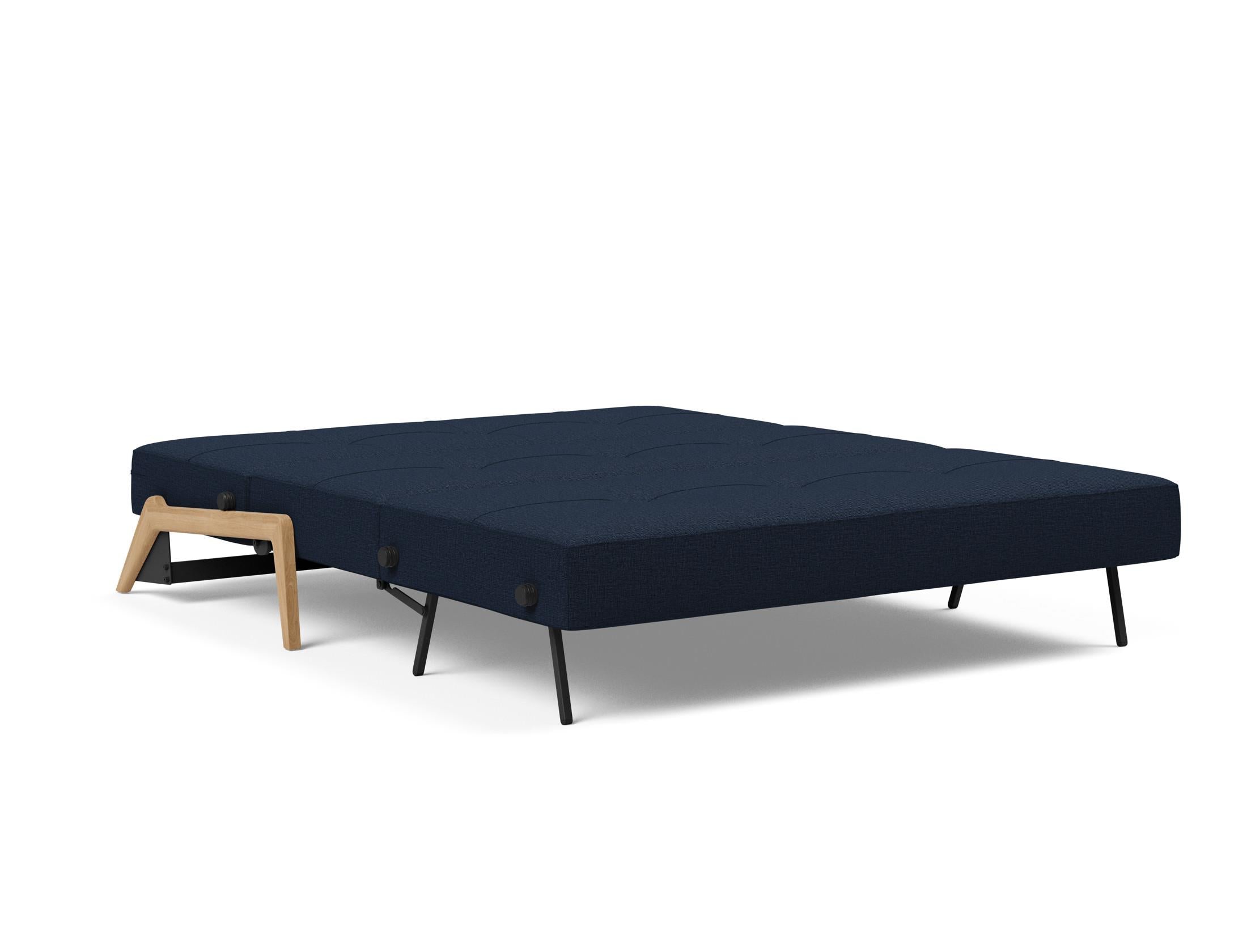 Cubed Klappsofa 160: Elegantes und funktionales Sofa, das sich mühelos in ein Bett verwandelt – perfekt für kleine Wohnungen und Gäste.