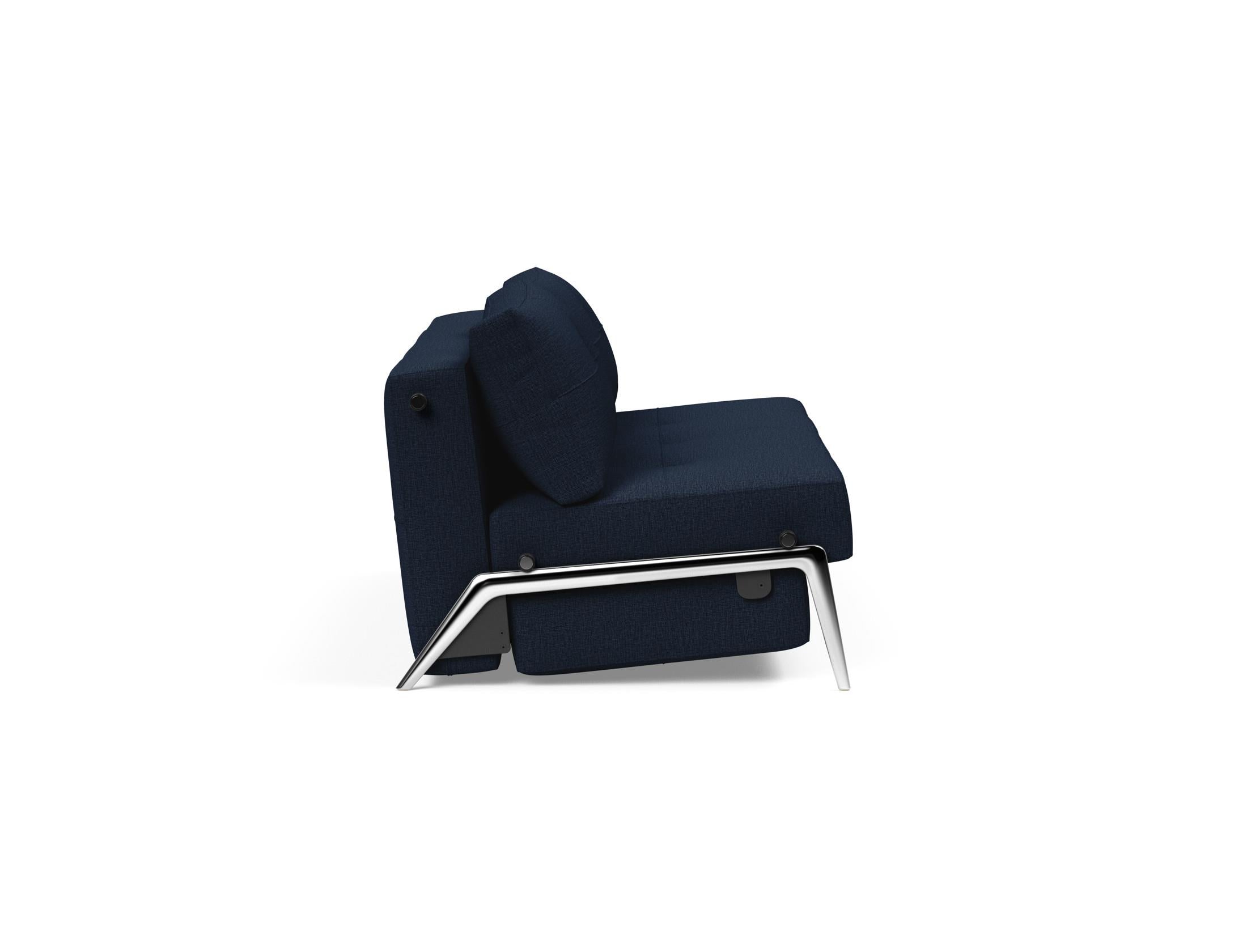 Cubed Klappsofa 160: Stilvolles Klappsofa mit hochwertiger Verarbeitung, ideal für kleine Räume und als komfortable Schlafgelegenheit.