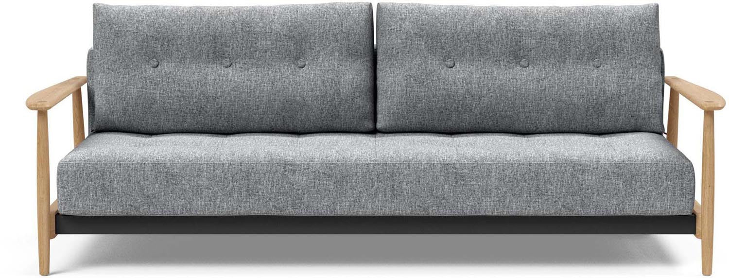 Entdecken Sie das Nordham Bettsofa von Innovation Living: stilvolles Design, multifunktional als Sofa und Bett, ideal für kompaktes Wohnen.