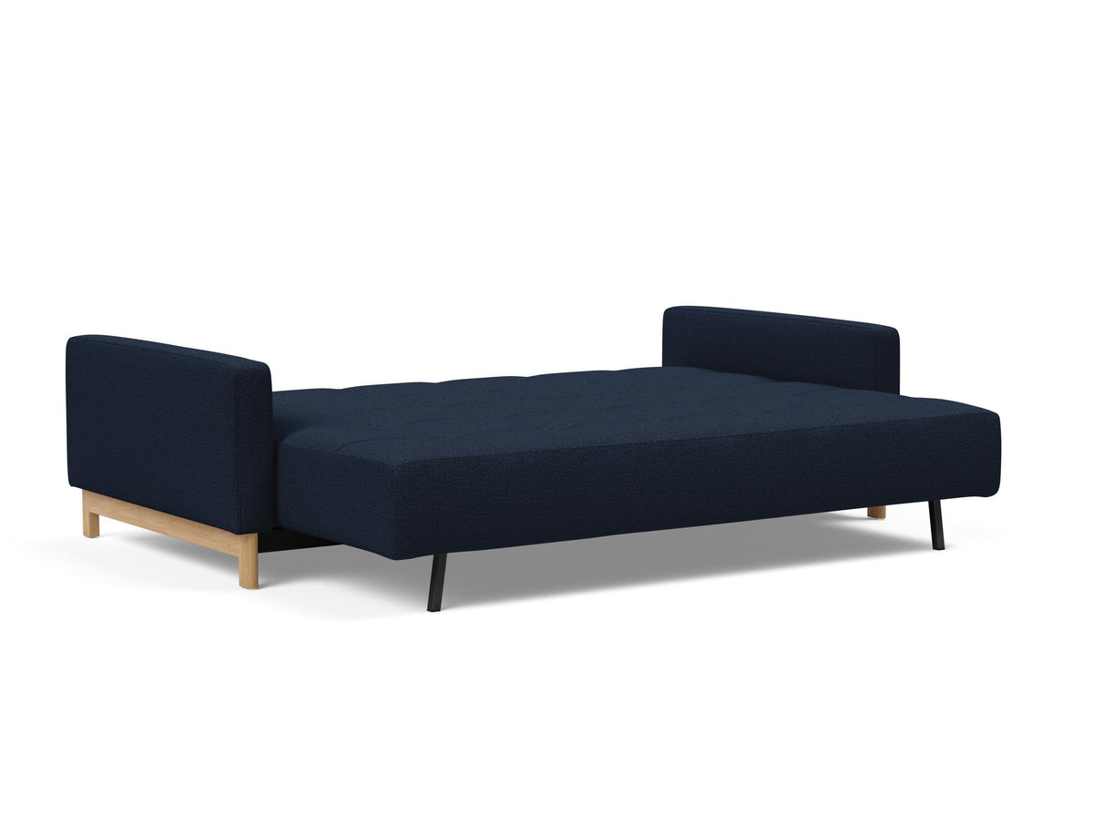 Pyxis D.E.L. Schlafsofa in 528 Mixed Dance Blue präsentiert im Onlineshop von KAQTU Design AG. Bettsofa ist von Innovation Living