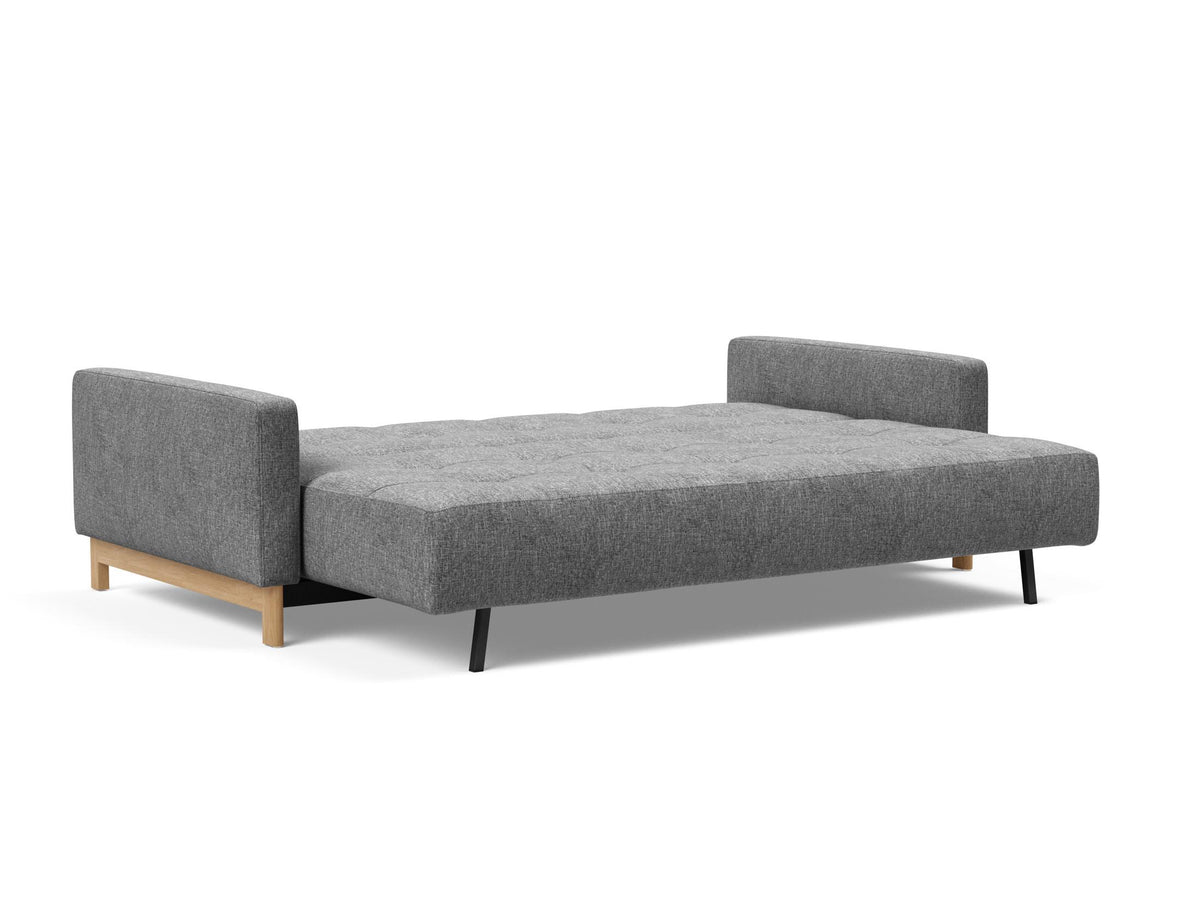 Pyxis D.E.L. Schlafsofa in 563 Twist Charcoal präsentiert im Onlineshop von KAQTU Design AG. Bettsofa ist von Innovation Living