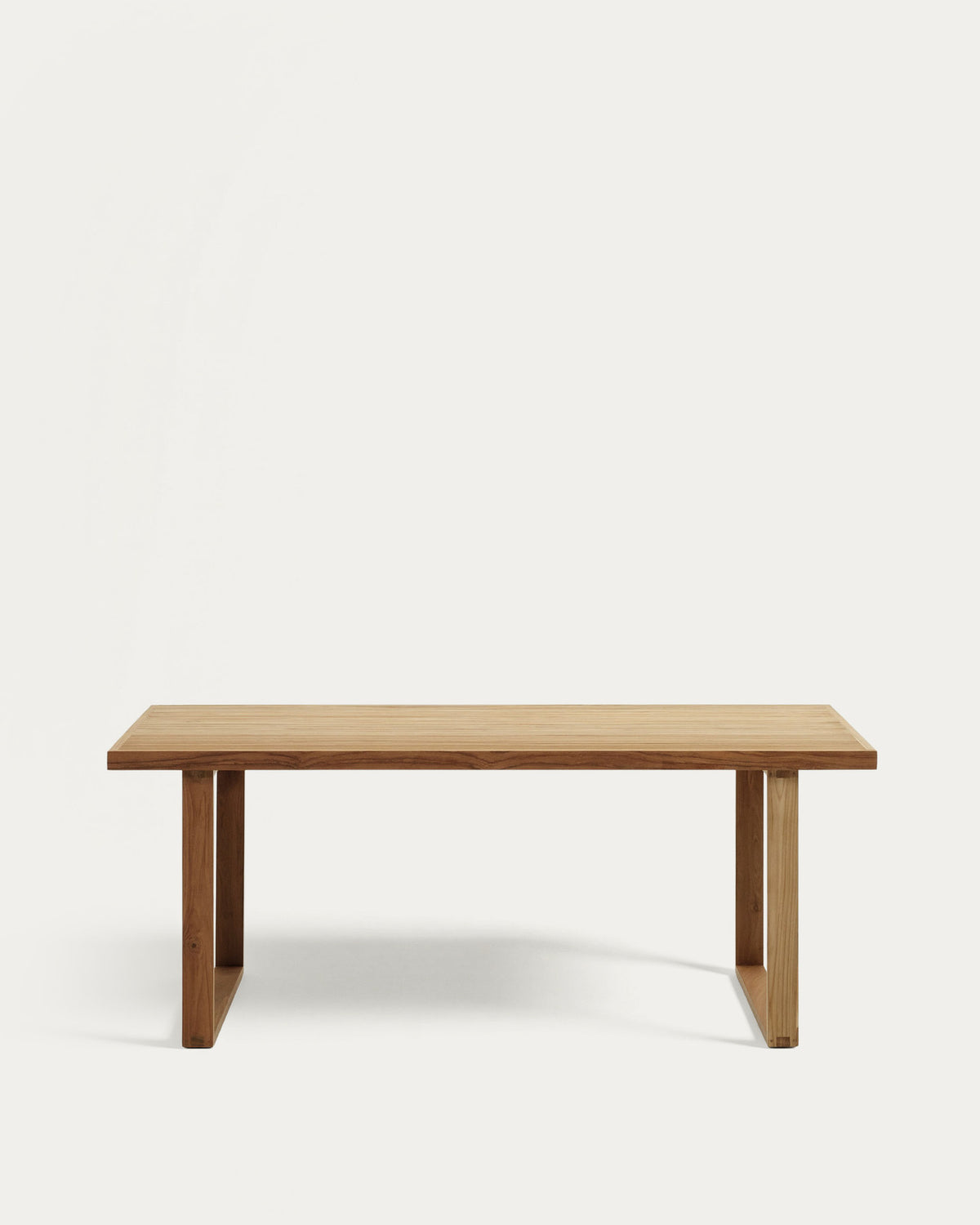 Tavolo da esterno Canadell in teak massiccio riciclato al 100% 180 x 90 cm
