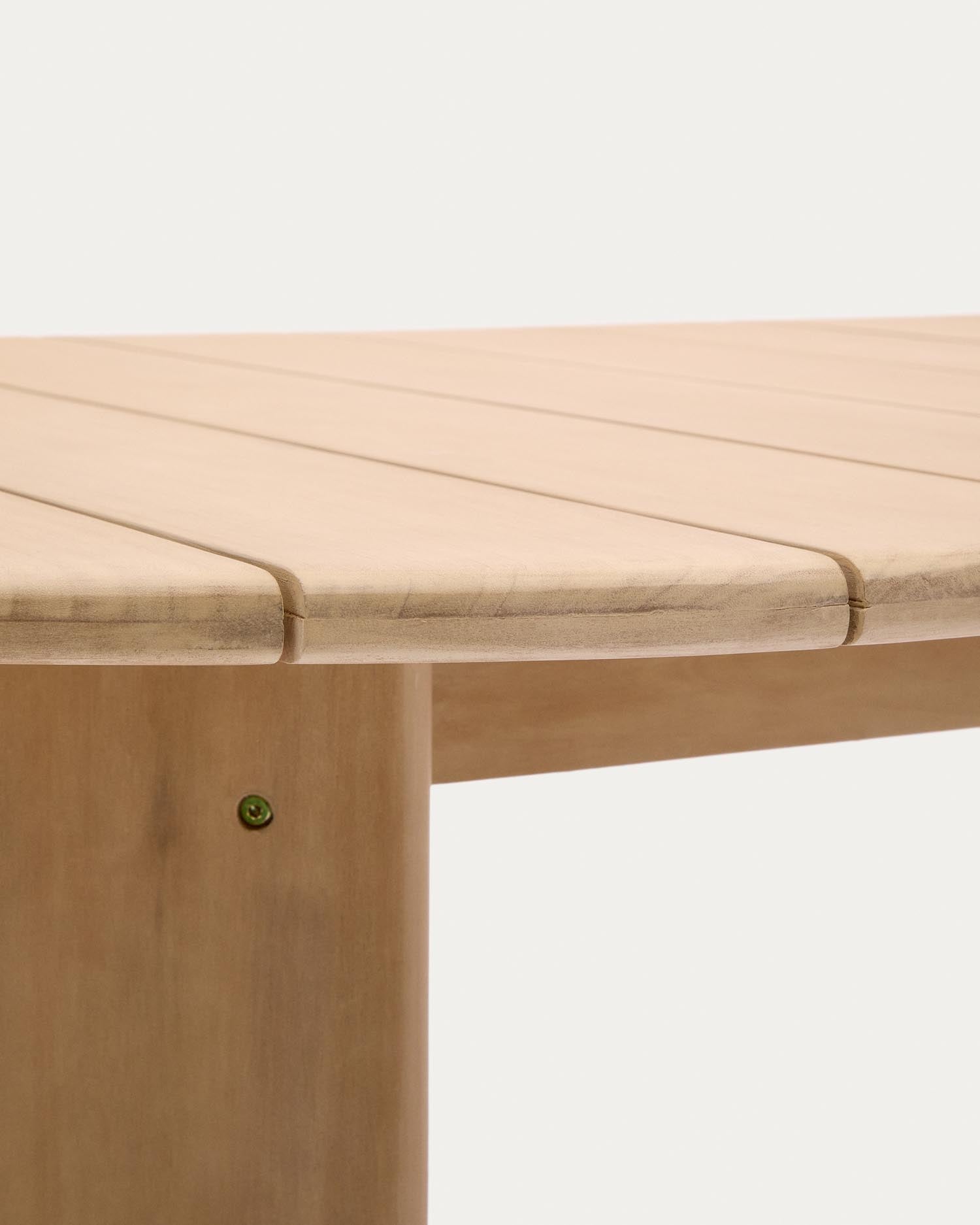 Eleganter Xoriguer Tisch aus hochwertigem Eukalyptusholz (FSC 100%), 280 x 110 cm – ideal für stilvolle Gartenmomente.