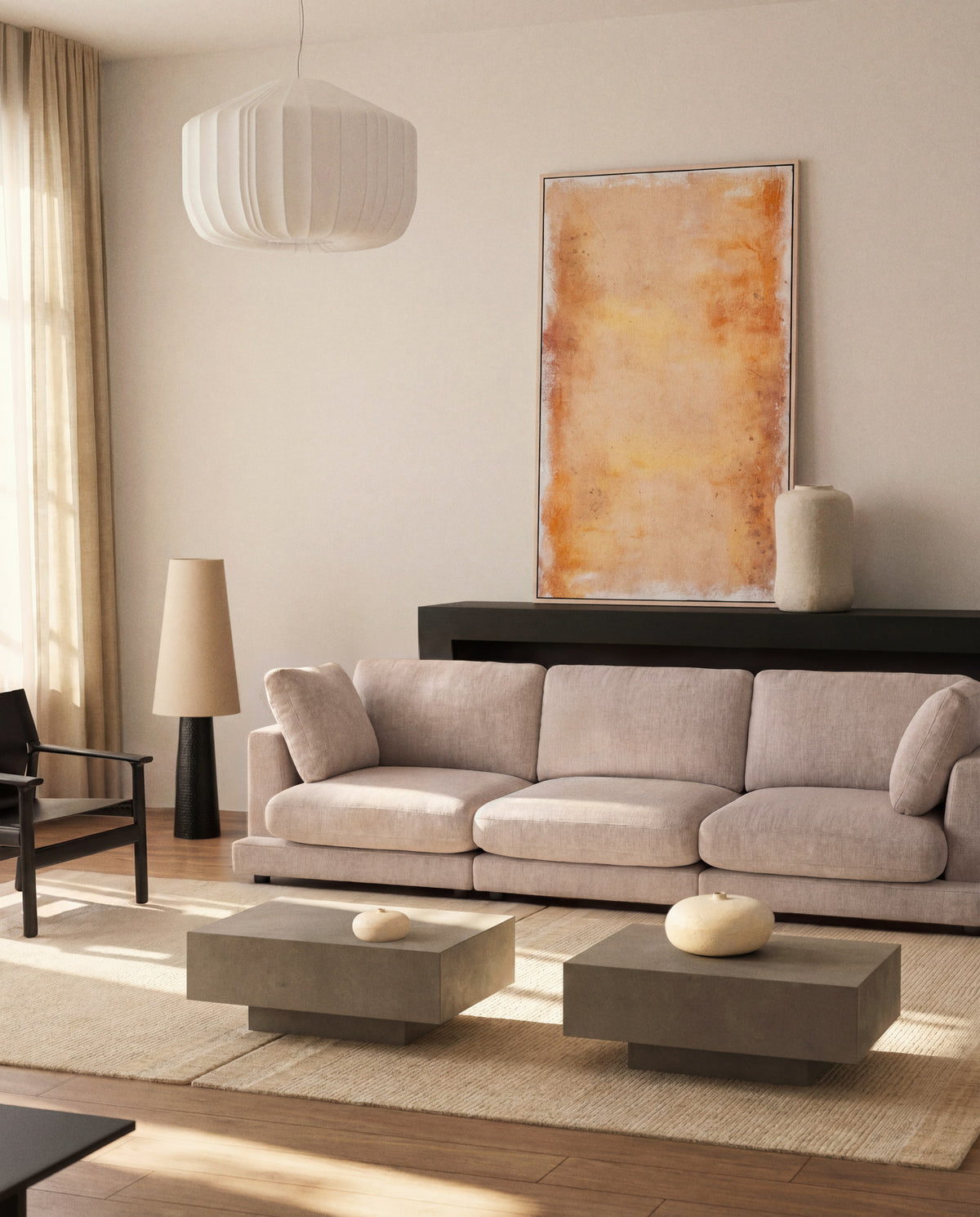 Rustella Couchtisch aus Zement 80 x 60 cm in Grau präsentiert im Onlineshop von KAQTU Design AG. Loungetisch ist von Kave Home