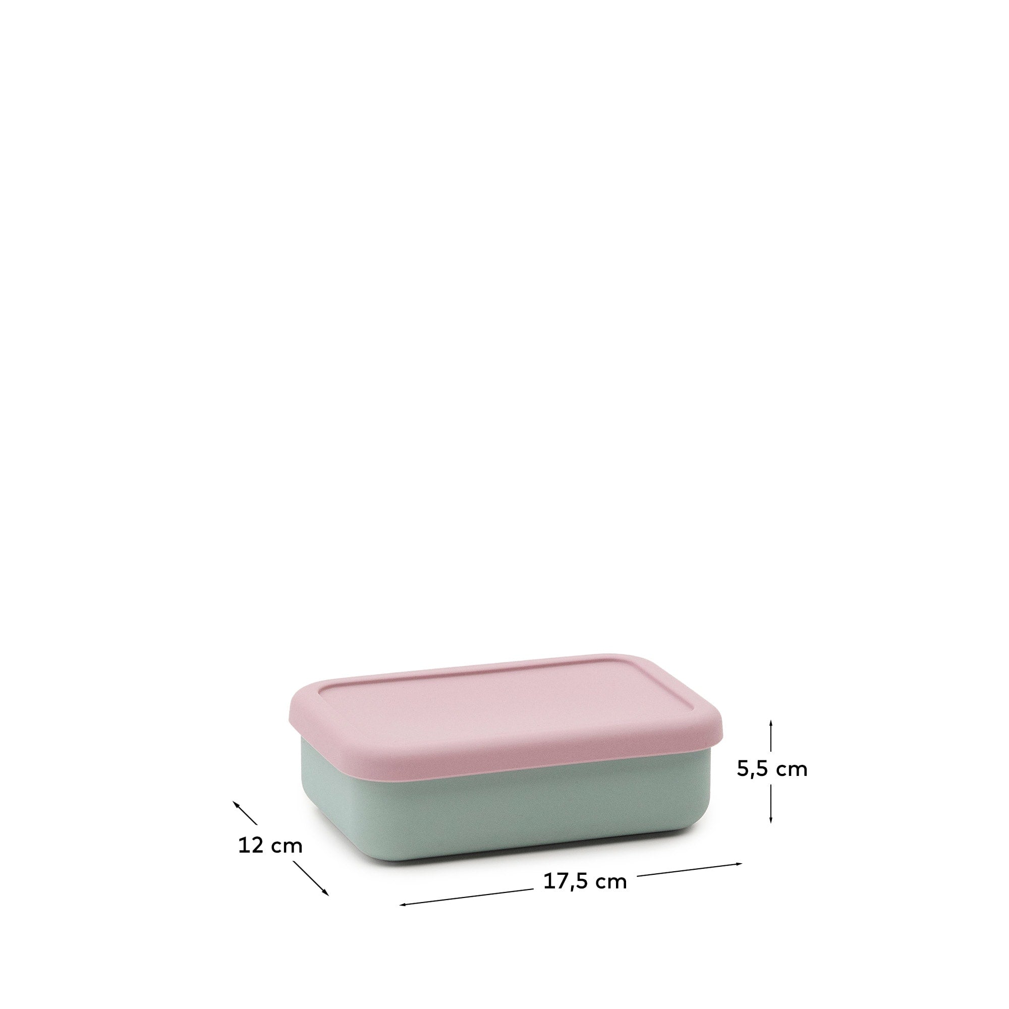 Lunchbox Lili aus Silikon rosa und türkis in Türkis, Rosa präsentiert im Onlineshop von KAQTU Design AG. Geschirr Kids ist von Kave Home