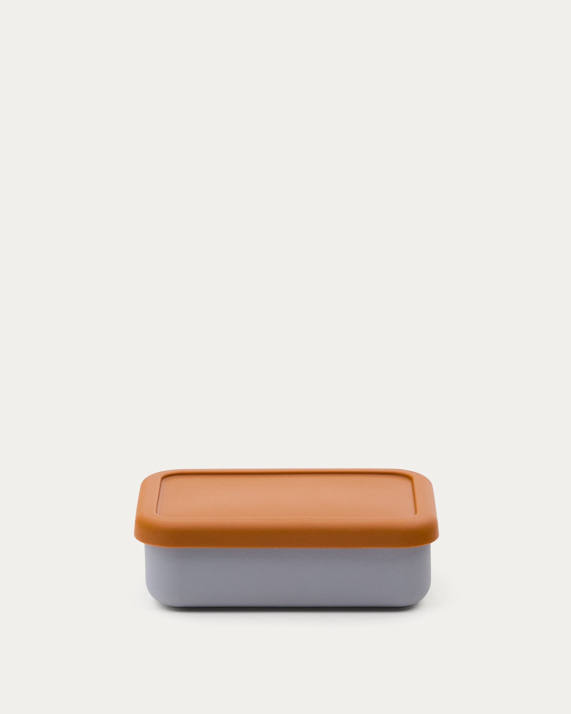 Lunchbox Lili aus Silikon orange und blau in Orange, Blau präsentiert im Onlineshop von KAQTU Design AG. Geschirr Kids ist von Kave Home