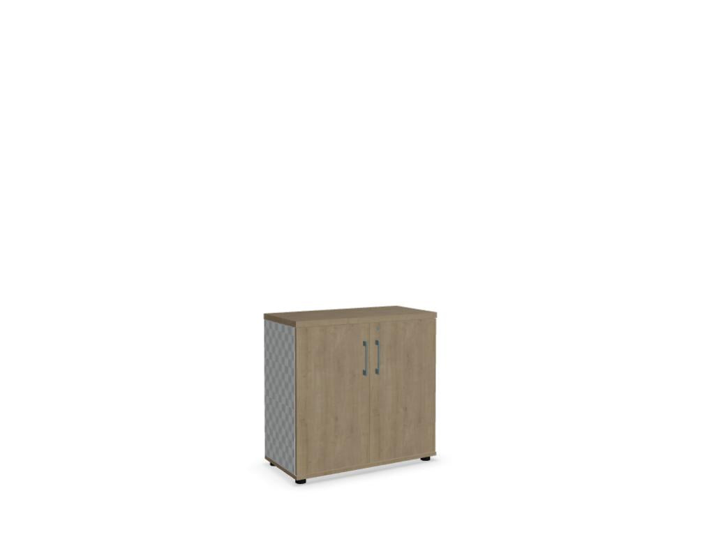 Basic K2104 - Schrank in Schwarz präsentiert im Onlineshop von KAQTU Design AG. Büroschrank ist von Mdd
