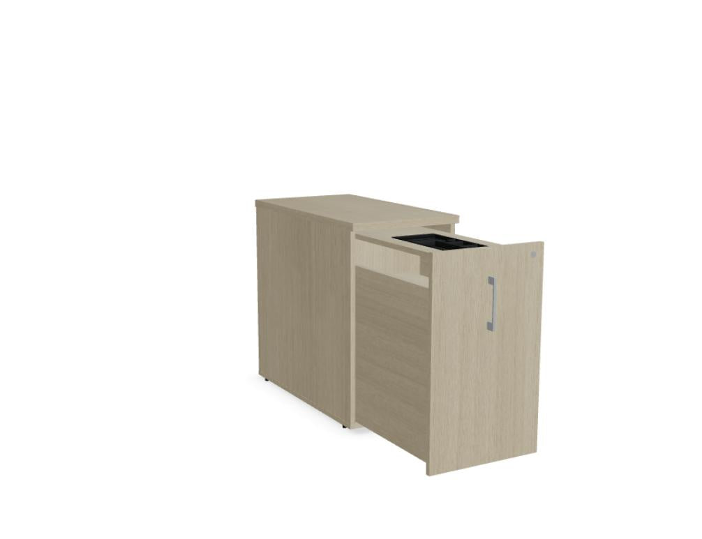 Standard KCN81L - Apothekerschrank in Weiss Pastell präsentiert im Onlineshop von KAQTU Design AG. Büroschrank ist von Mdd