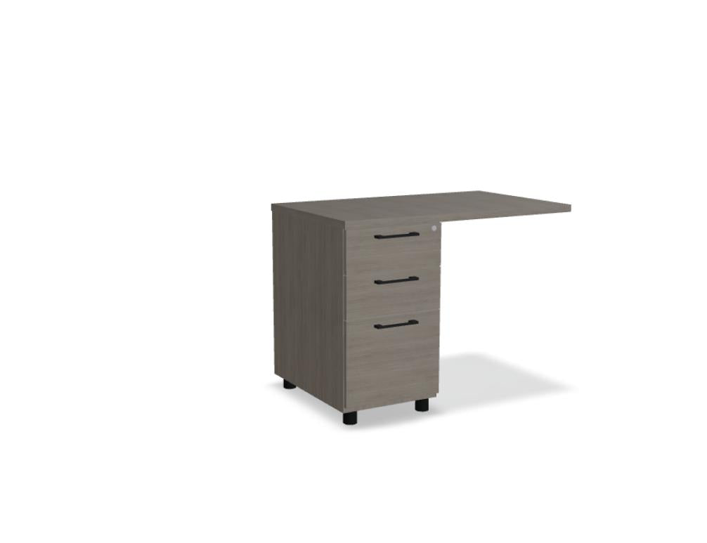 Standard KD1063 - Standcontainer in Weiss Pastell präsentiert im Onlineshop von KAQTU Design AG. Korpus ist von Mdd