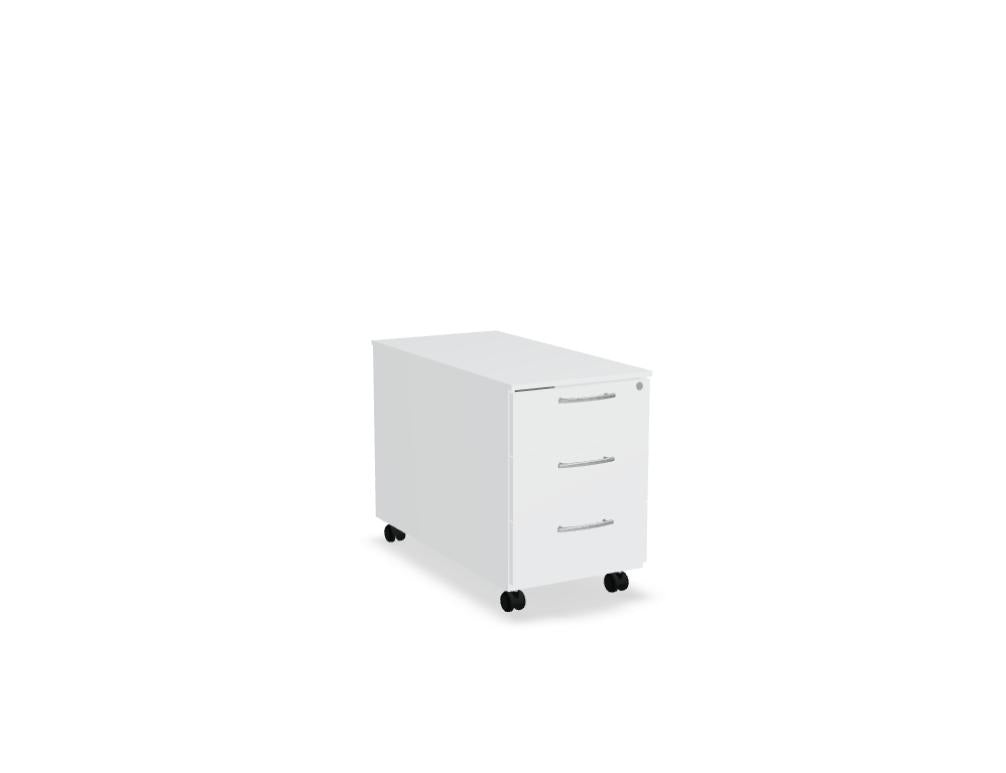 Standard KDT130 - Rollcontainer in Weiss Pastell präsentiert im Onlineshop von KAQTU Design AG. Rollcontainer ist von Mdd