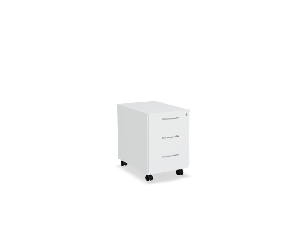 Standard KDT13 - Rollcontainer in Weiss Pastell präsentiert im Onlineshop von KAQTU Design AG. Rollcontainer ist von Mdd