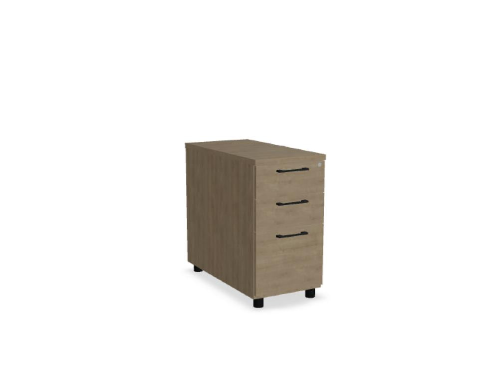 Standard KDT73 - Standcontainer in Weiss Pastell präsentiert im Onlineshop von KAQTU Design AG. Korpus ist von Mdd