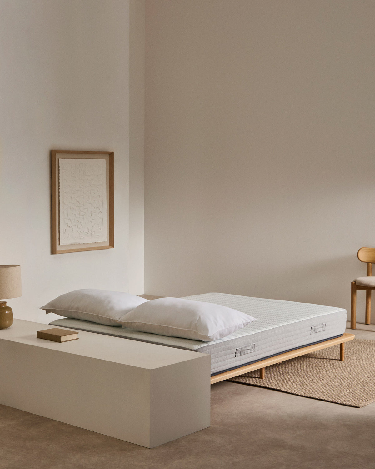Juno Taschenfederkernmatratze 180 x 200 cm in Weiss, Grau präsentiert im Onlineshop von KAQTU Design AG. Matratze ist von Kave Home