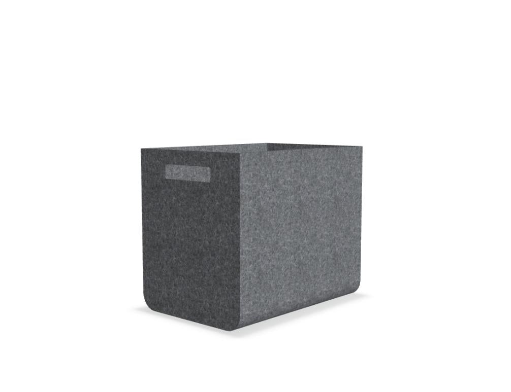 Filz Korb KF01 - Filzkorb in Graphit präsentiert im Onlineshop von KAQTU Design AG. Aufbewahrungskorb ist von Mdd