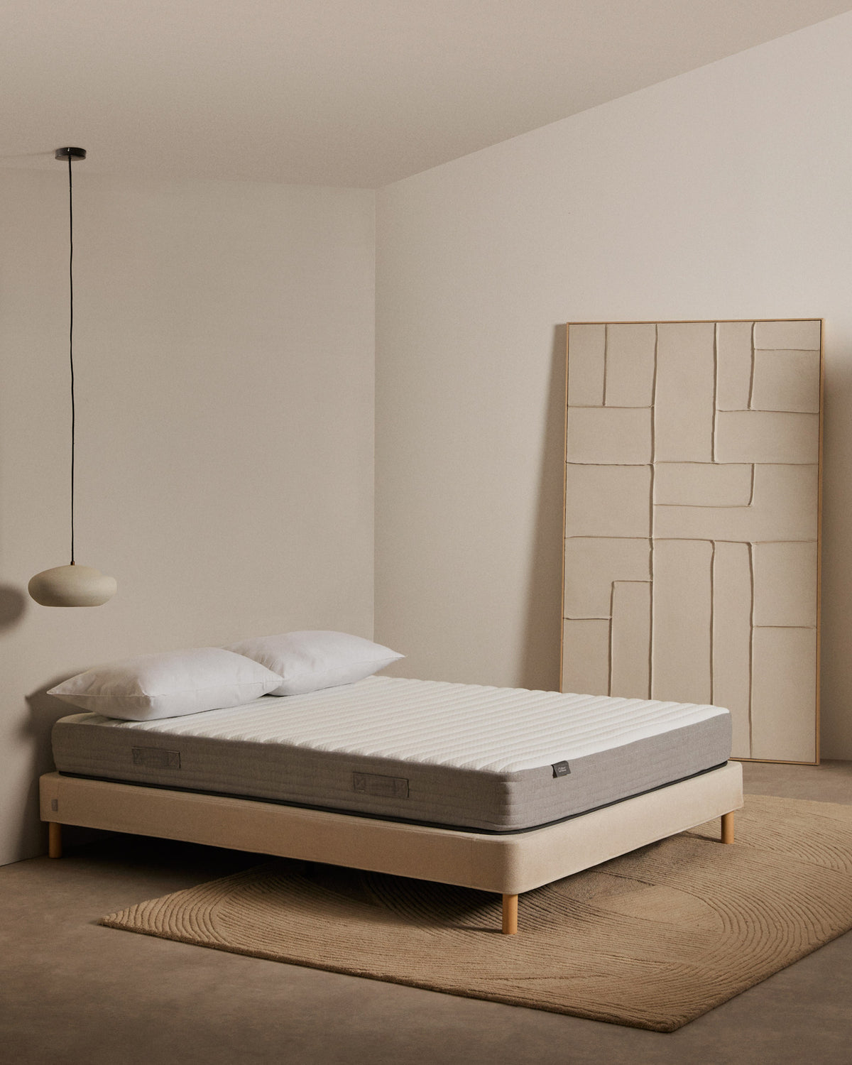 Yoko Schaumstoffmatratze 160 x 200 cm in Weiss, Grau präsentiert im Onlineshop von KAQTU Design AG. Matratze ist von Kave Home