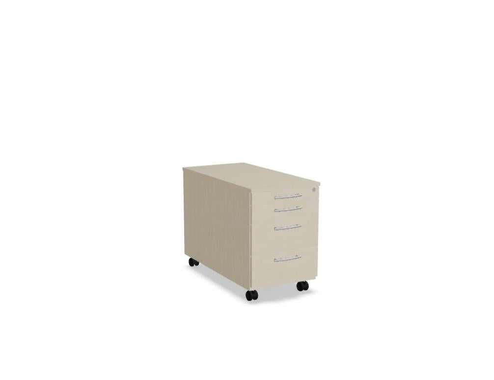 Standard KRT130 - Rollcontainer in Weiss Pastell präsentiert im Onlineshop von KAQTU Design AG. Rollcontainer ist von Mdd
