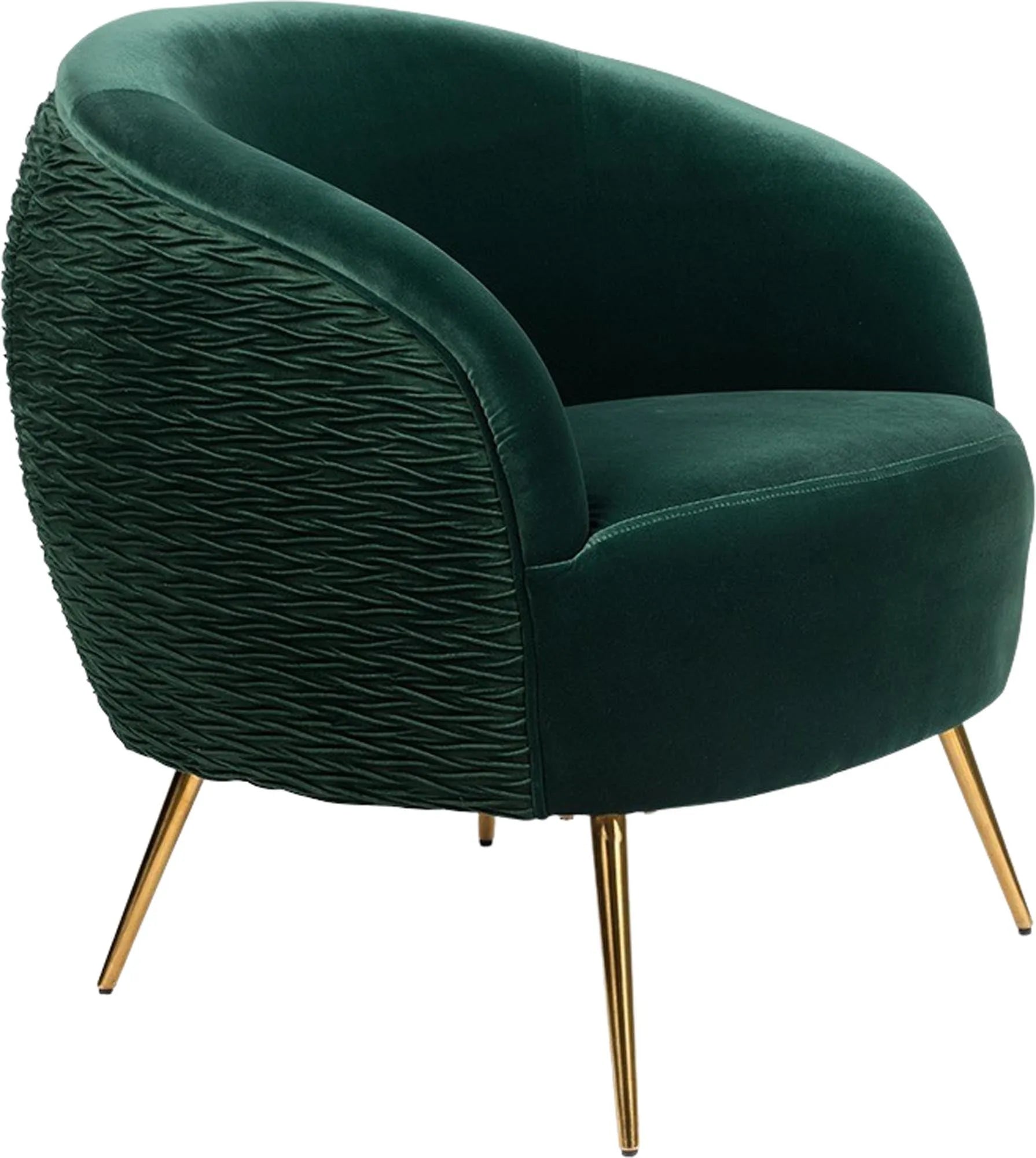 SO CURVY Loungesessel in Grün präsentiert im Onlineshop von KAQTU Design AG. Sessel ist von Bold Monkey