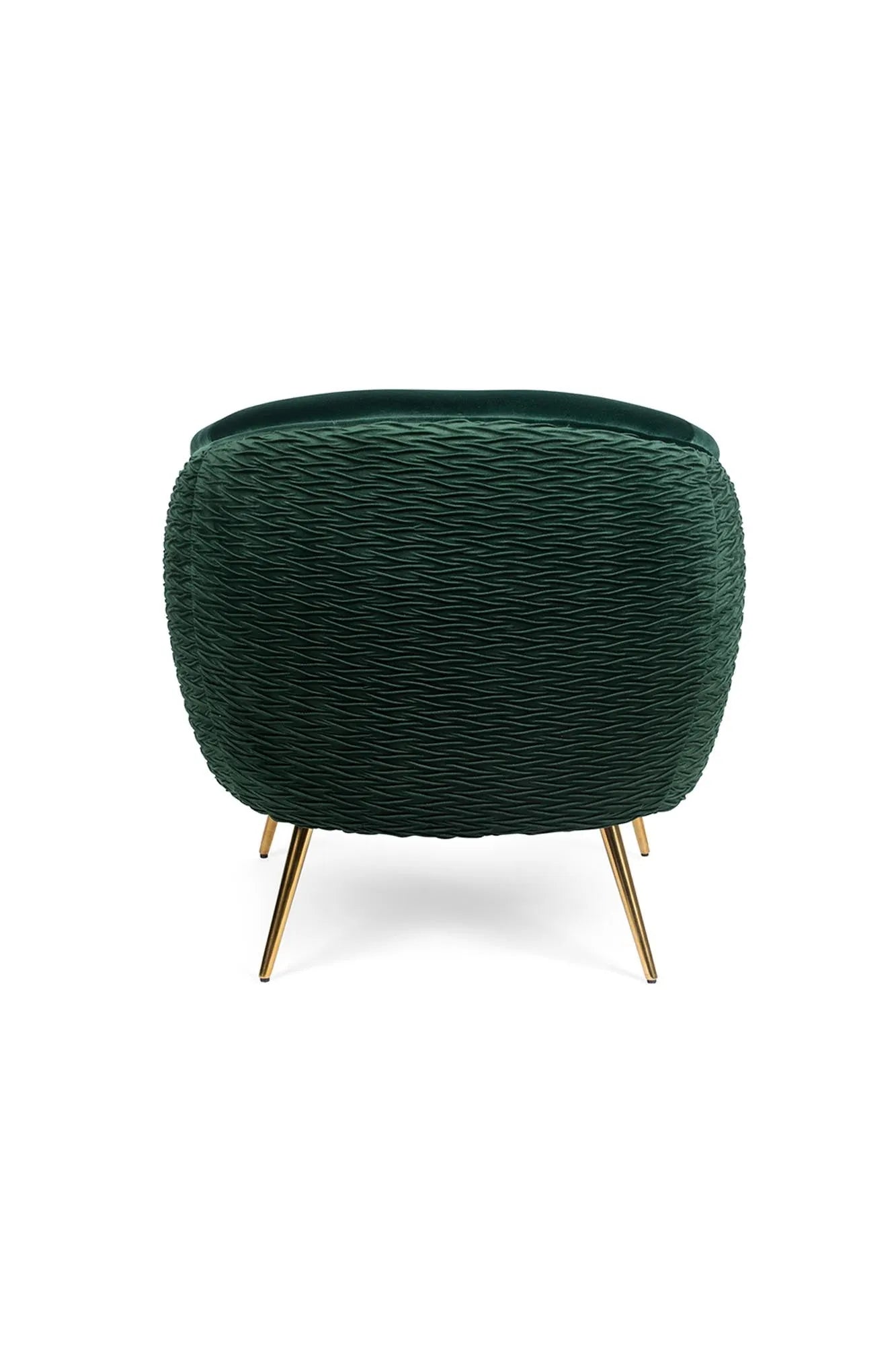 SO CURVY Loungesessel in Grün präsentiert im Onlineshop von KAQTU Design AG. Sessel ist von Bold Monkey