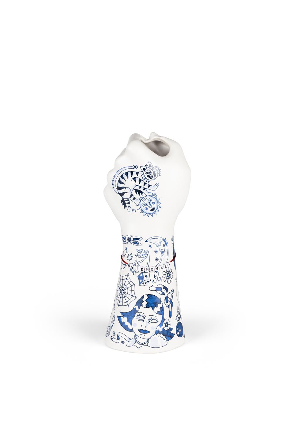 Liberty Matters Vase in Blau präsentiert im Onlineshop von KAQTU Design AG. Vase ist von Bold Monkey