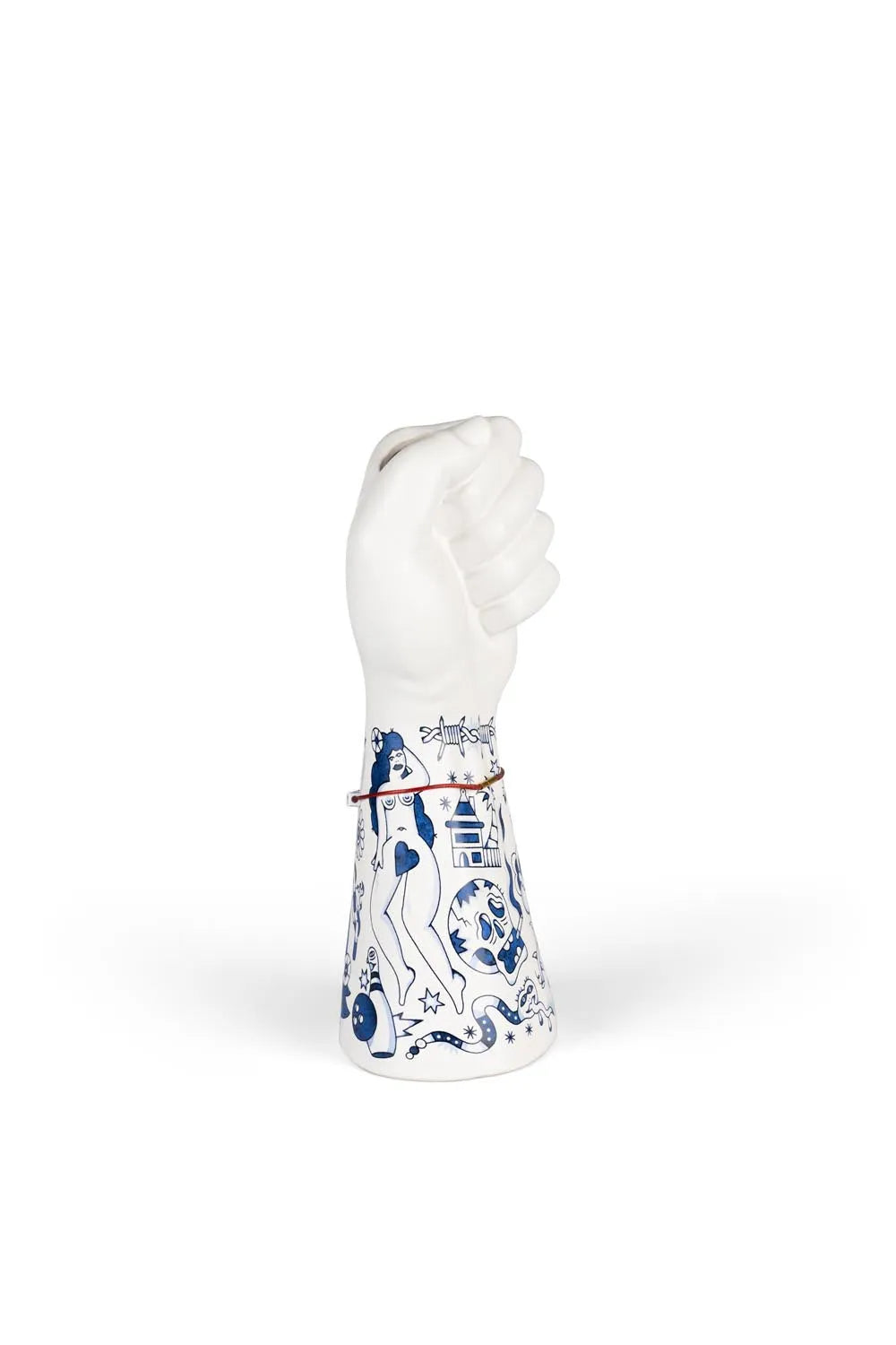 Liberty Matters Vase in Blau präsentiert im Onlineshop von KAQTU Design AG. Vase ist von Bold Monkey