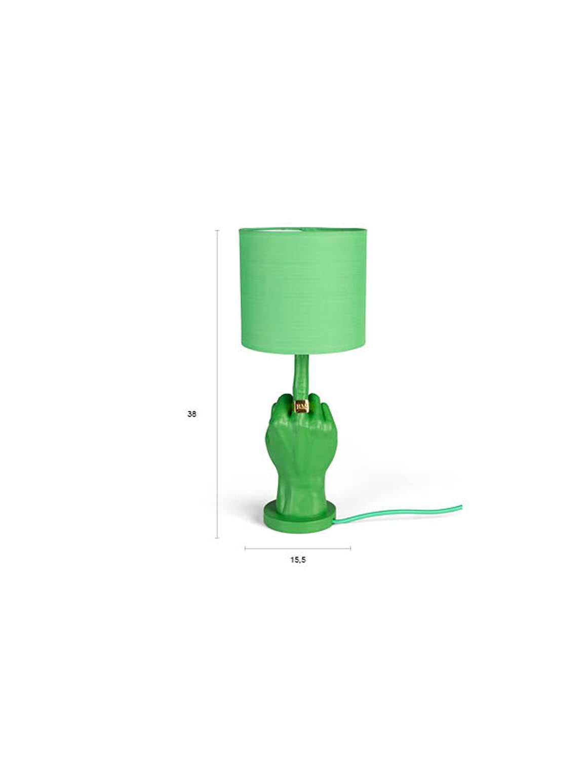 Tischlampe „What If“ in Green präsentiert im Onlineshop von KAQTU Design AG. Tischleuchte ist von Bold Monkey