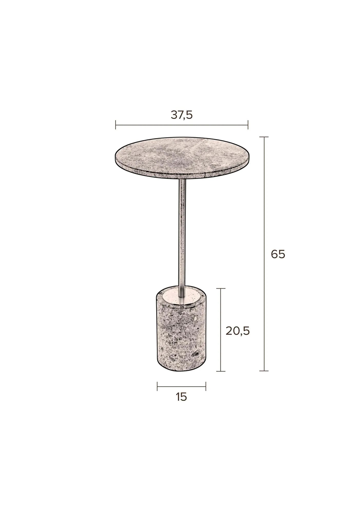 Beistelltisch GUNNAR - KAQTU Design