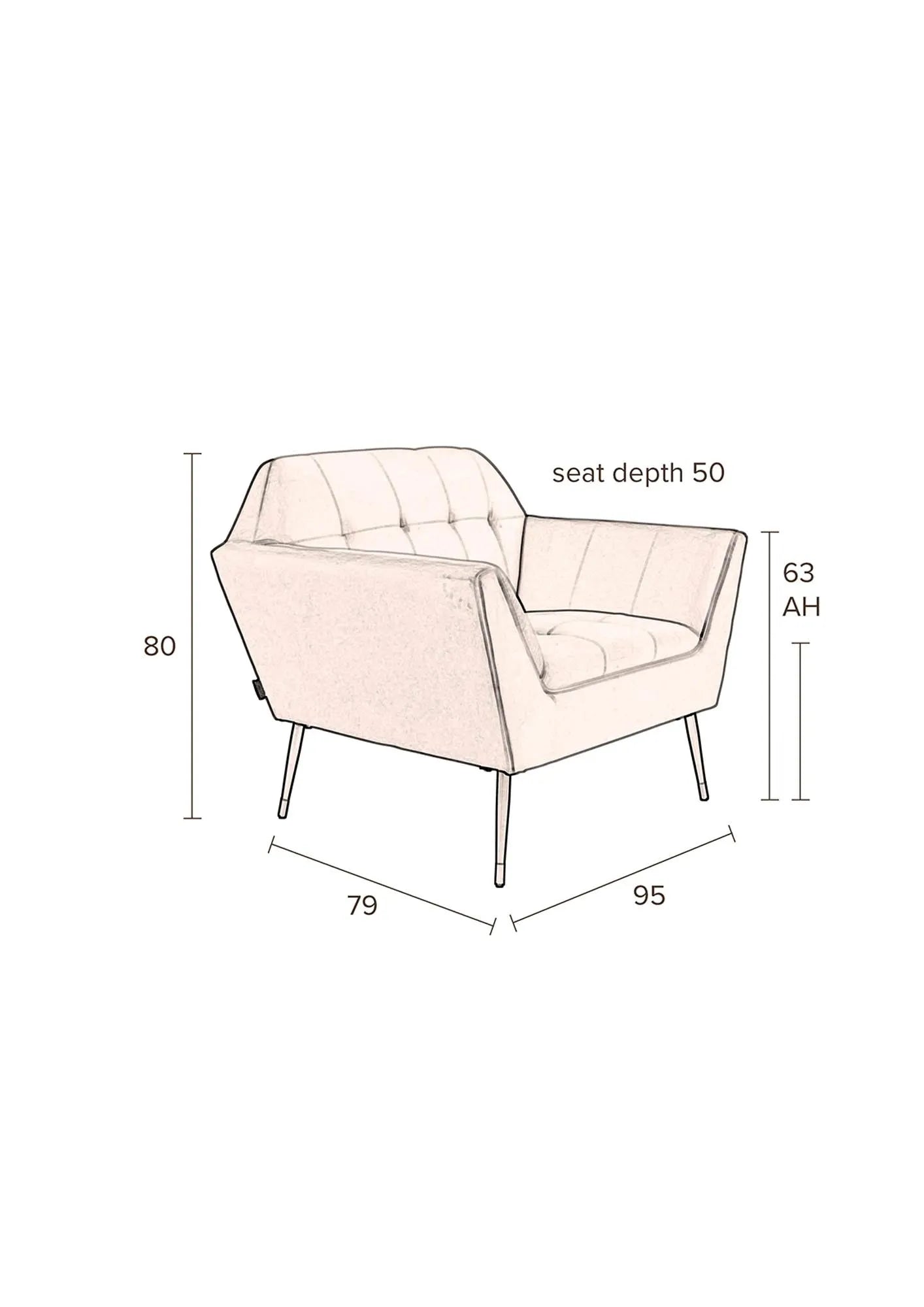 Loungesessel KATE - KAQTU Design