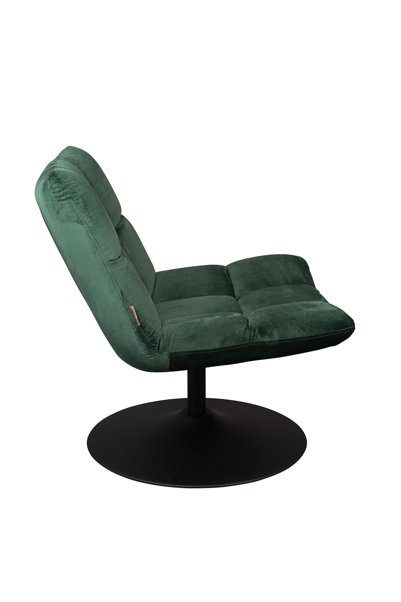 Luxuriöser Loungesessel BAR VELVET von Dutchbone: Hochwertiger Samt, modernes Design und optimaler Komfort für jeden Raum.