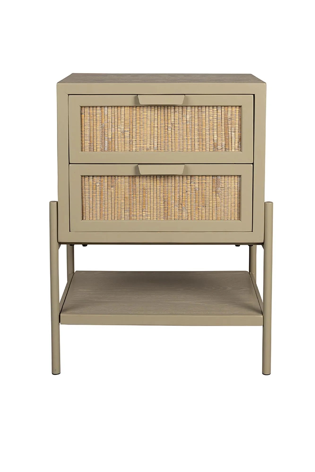 Beistelltisch / Bedstand Yasu in Beige präsentiert im Onlineshop von KAQTU Design AG. Beistelltisch ist von Dutchbone