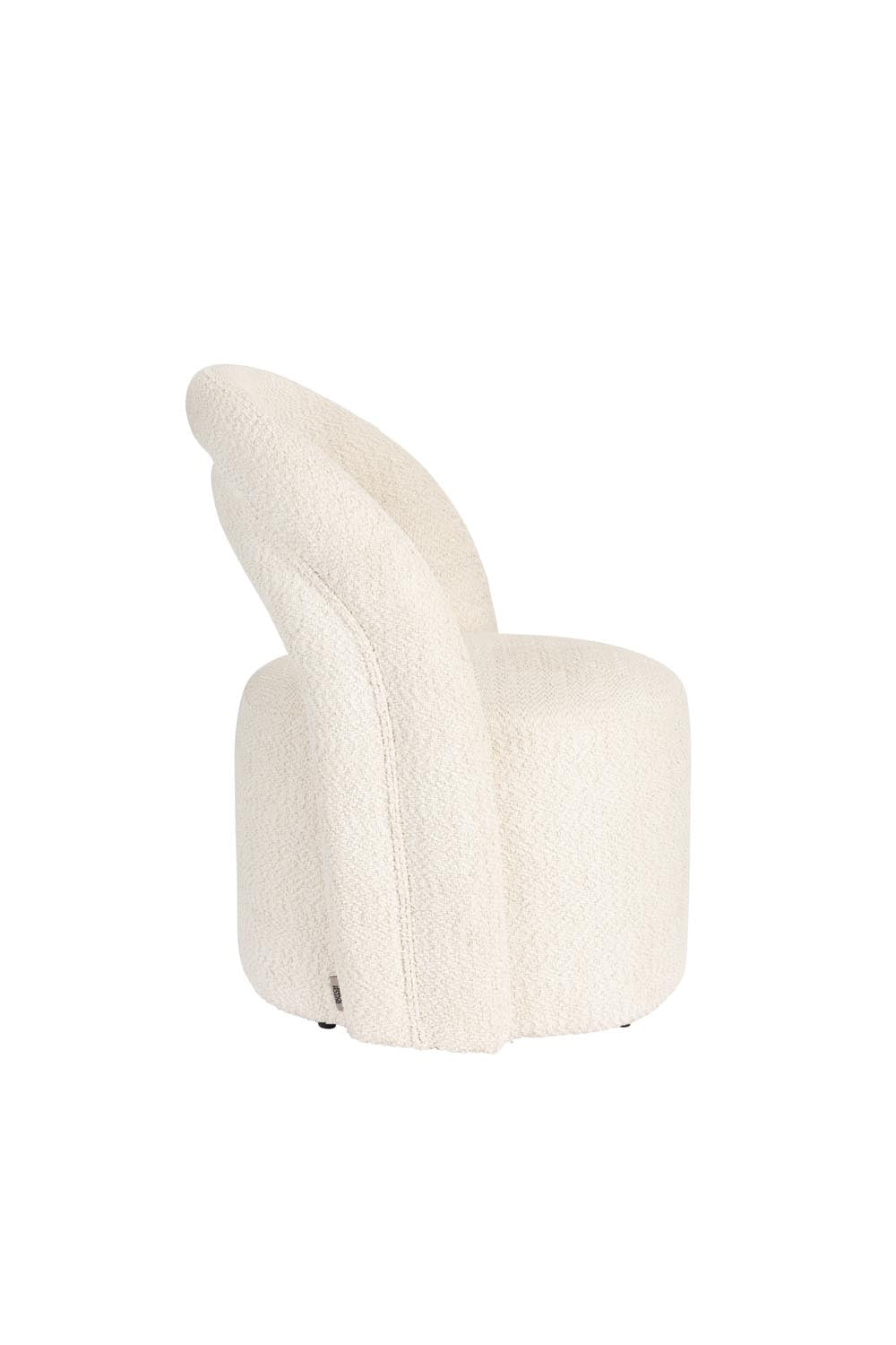 Dutchbone Seina: Stilvoller beiger Loungesessel mit Drehfunktion.