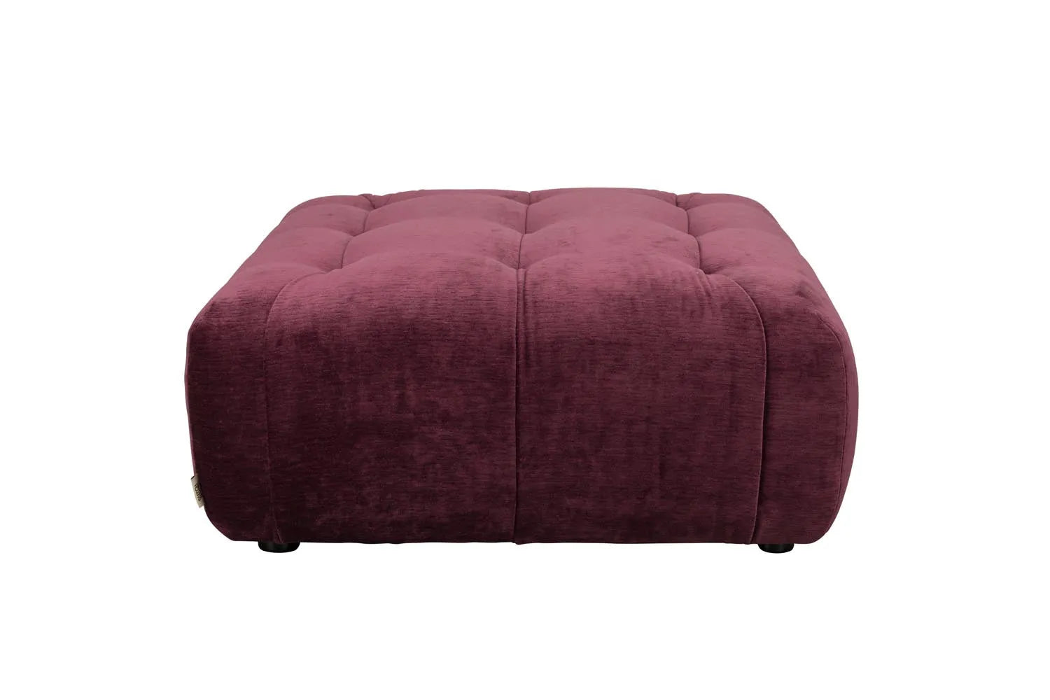 Hocker Giada Plum in Brown präsentiert im Onlineshop von KAQTU Design AG. Pouf ist von Dutchbone