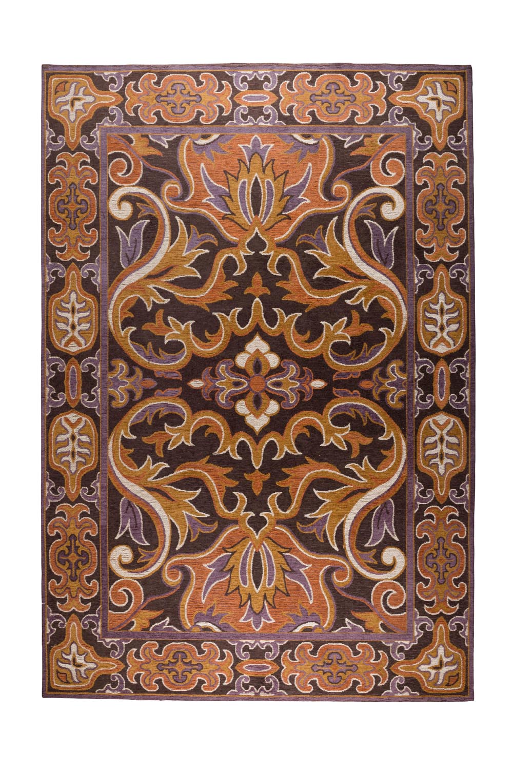 Teppich Bashmira 160x230 in Orange präsentiert im Onlineshop von KAQTU Design AG. Teppich ist von Dutchbone