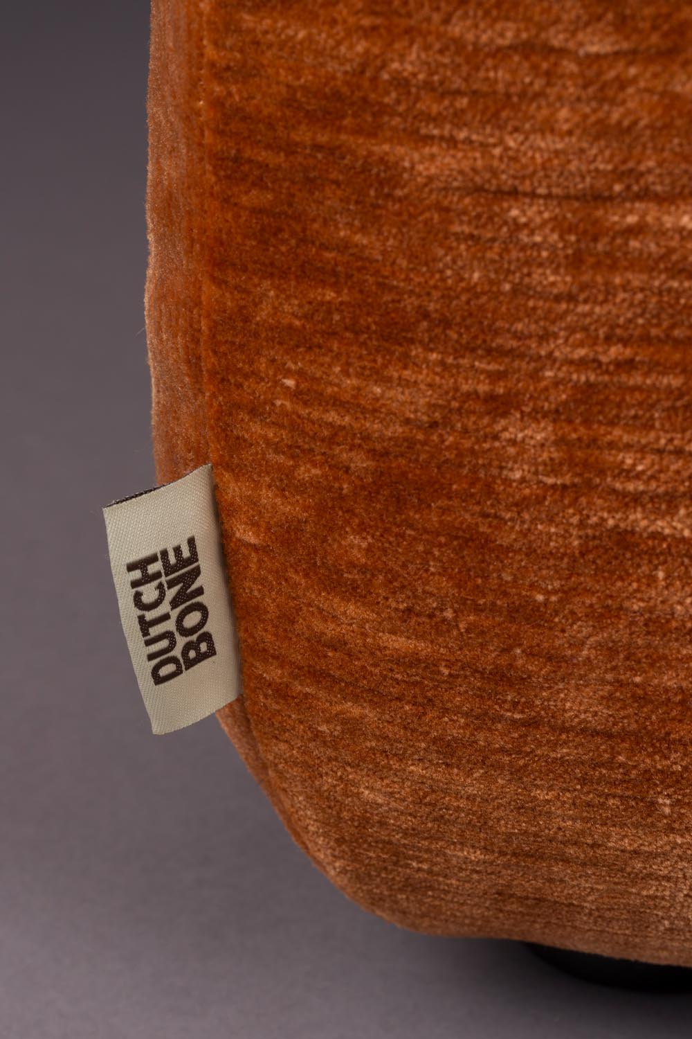 Hocker Jade Erde in Brown präsentiert im Onlineshop von KAQTU Design AG. Pouf ist von Dutchbone