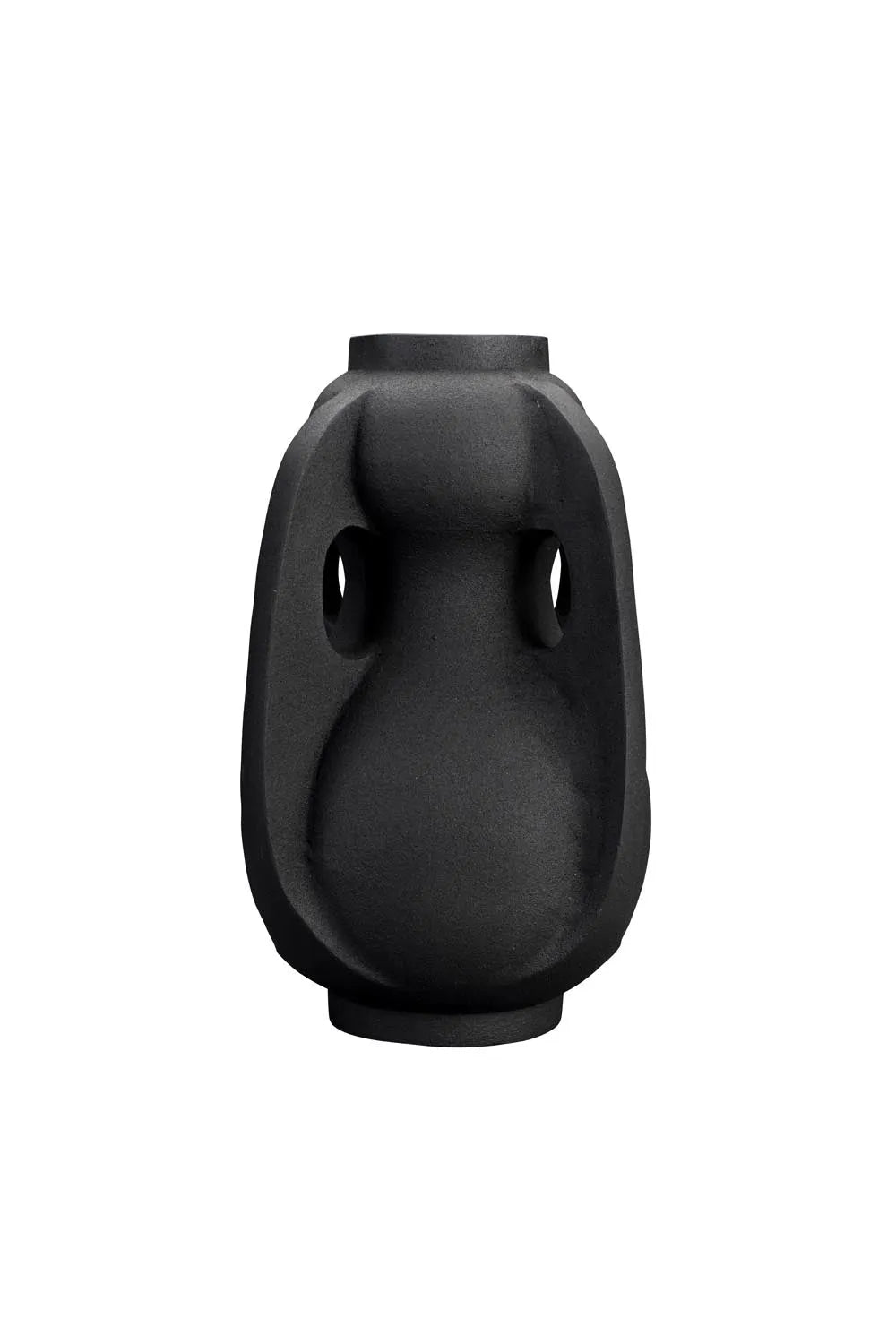 Vase Thiago L Schwarz in Black präsentiert im Onlineshop von KAQTU Design AG. Vase ist von Dutchbone