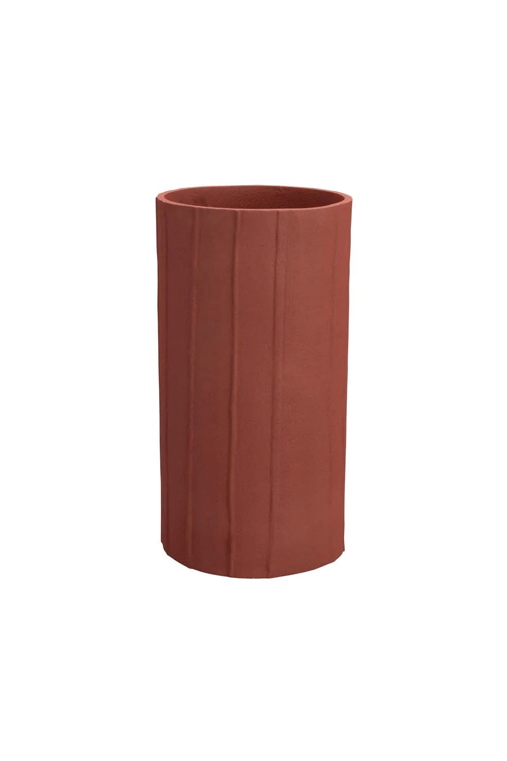 Vase Rander Terra in Red präsentiert im Onlineshop von KAQTU Design AG. Vase ist von Dutchbone