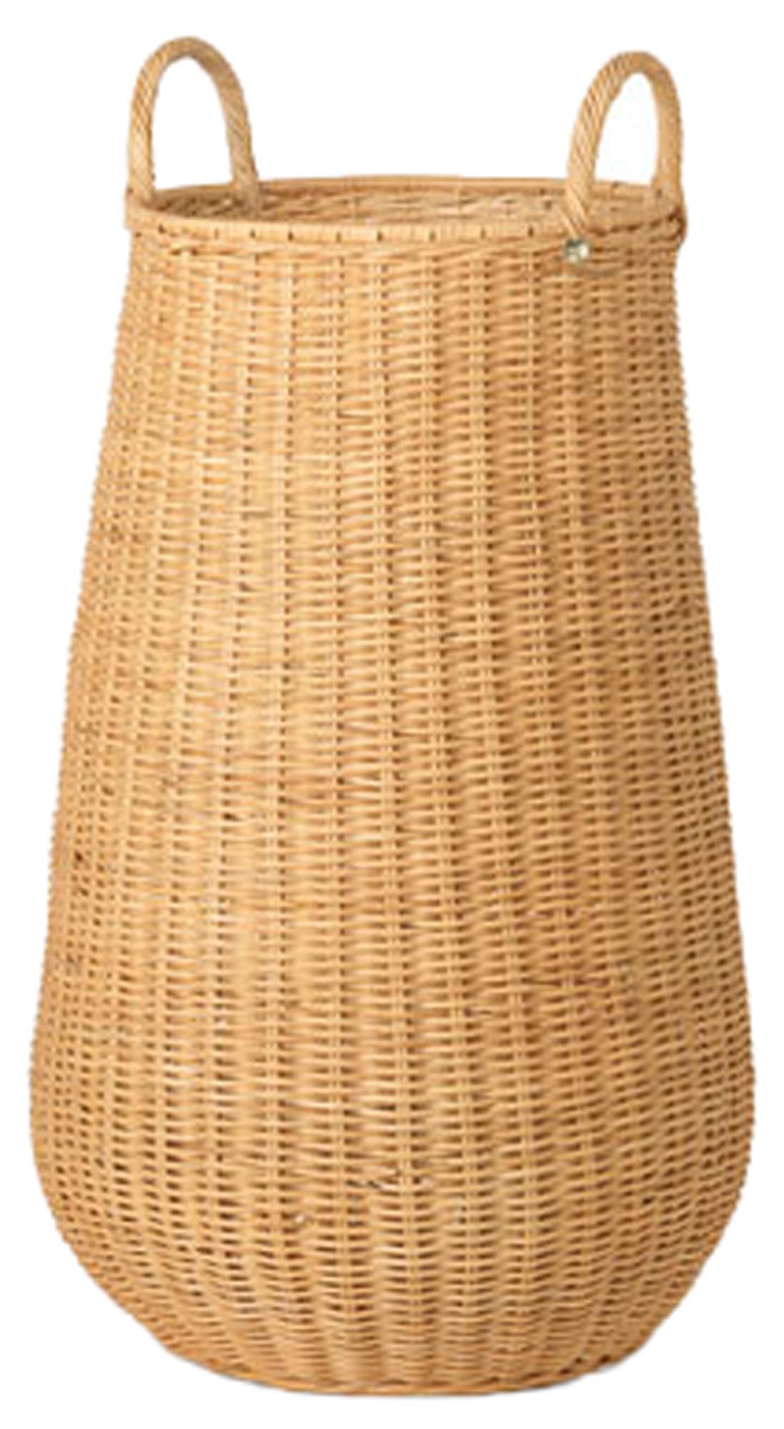 Braided laundry basket