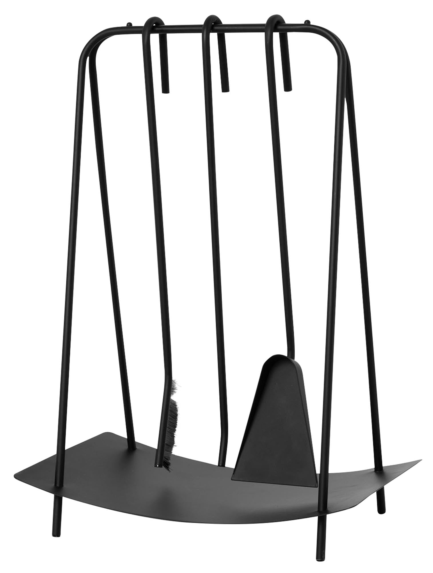 Kamingarnitur in Schwarz präsentiert im Onlineshop von KAQTU Design AG. Kaminzubehör ist von Ferm Living