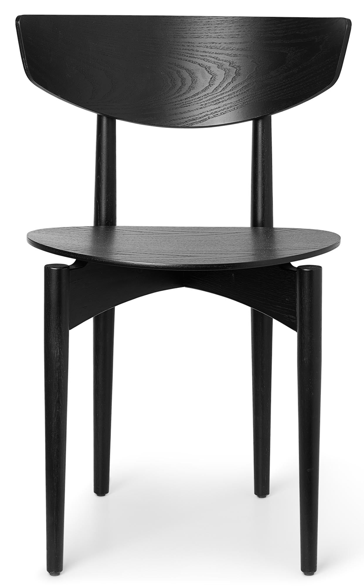 Herman Stuhl in Schwarz präsentiert im Onlineshop von KAQTU Design AG. Stuhl ist von Ferm Living