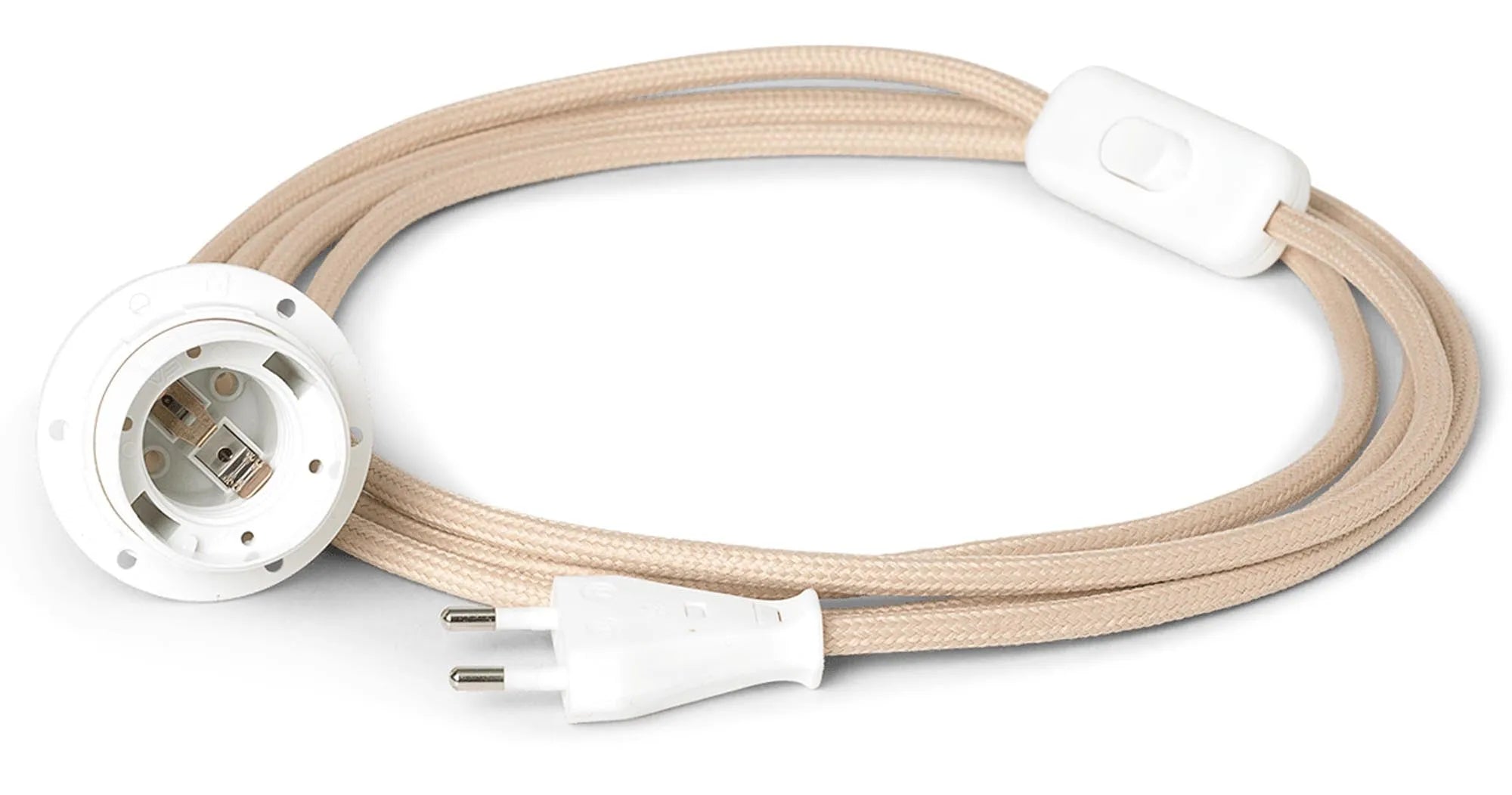 Kabel / Lampenfassung für- Wandleuchte 2.65m in Sand präsentiert im Onlineshop von KAQTU Design AG. Kabel / Lampenfassung ist von Ferm Living