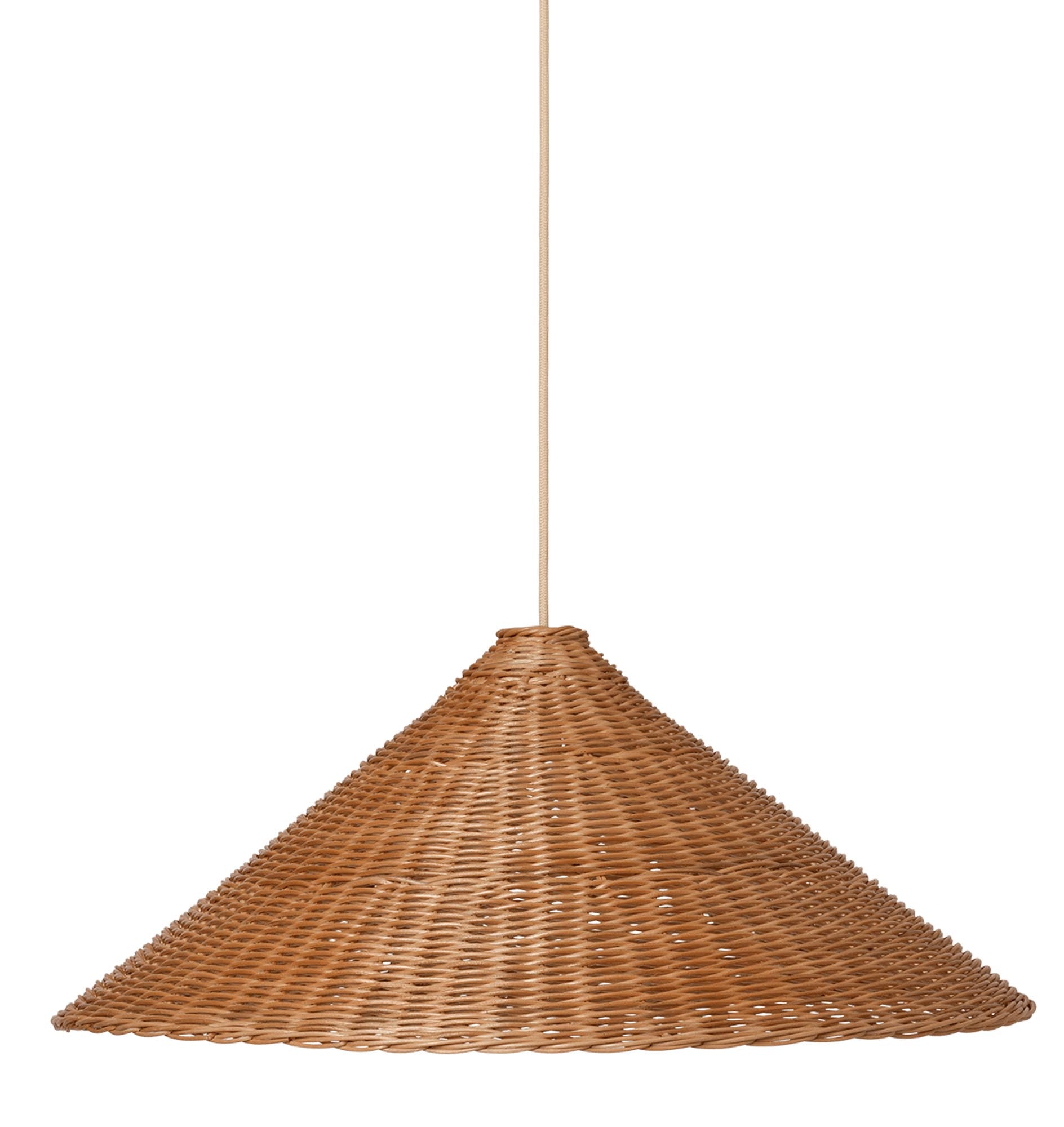 Handgefertigter Dou Lampenschirm von Ferm Living für warmes Licht.