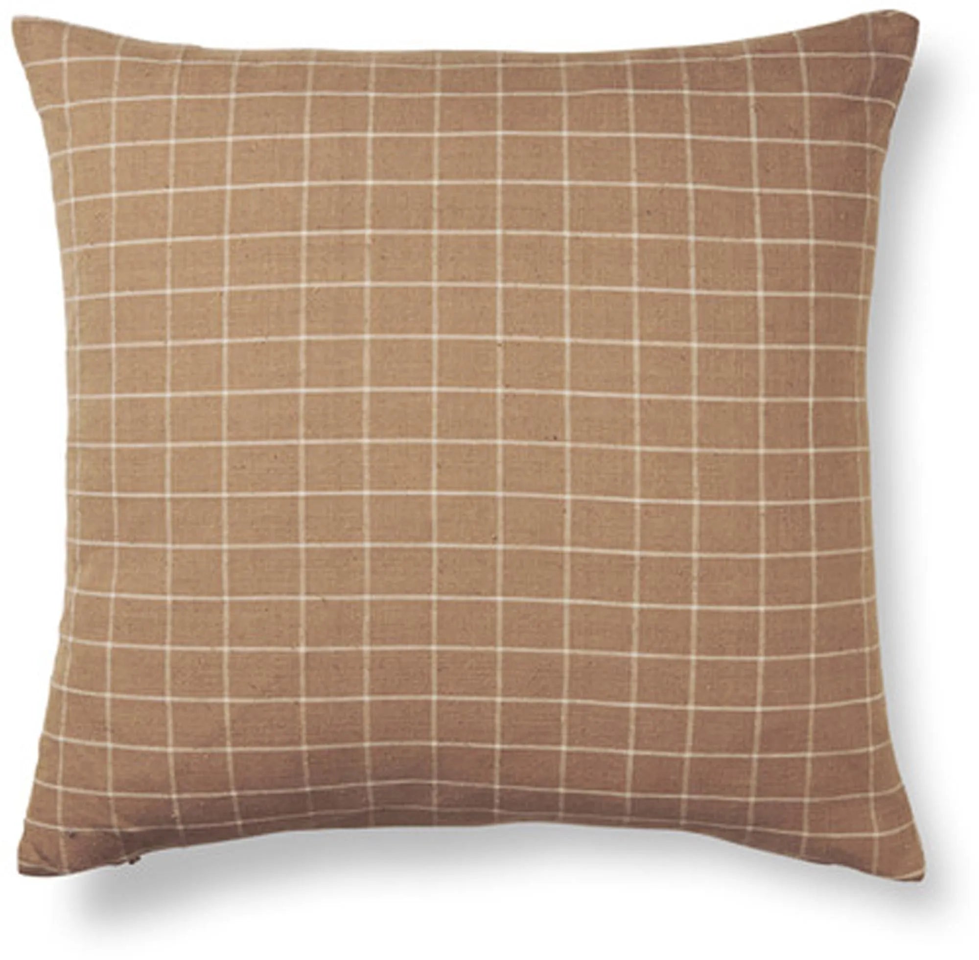 Brown Cotton Kissen, Kissen, KAQTU Design