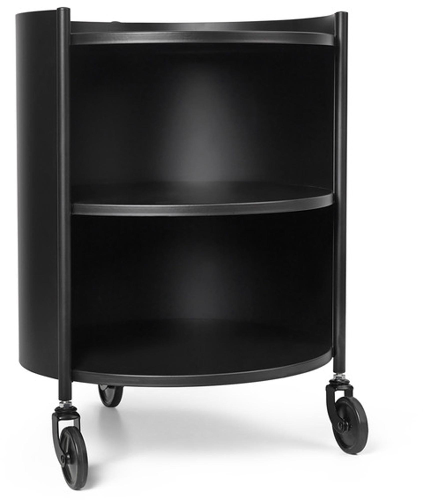 Eve Trolley in Schwarz präsentiert im Onlineshop von KAQTU Design AG. Servierwagen ist von Ferm Living